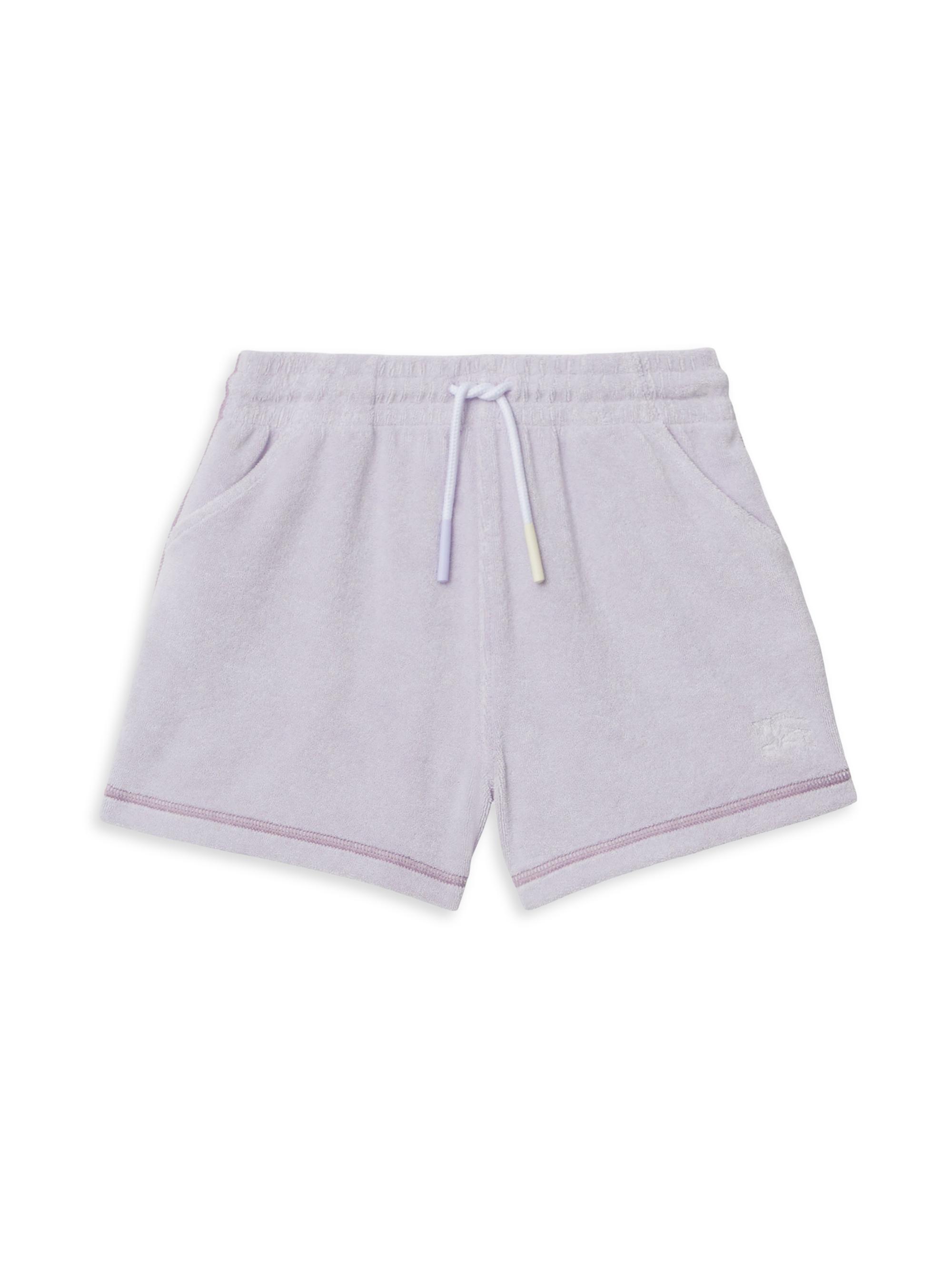 Burberry Little Girl's & Girl's Nadine EKD Cotton-Blend Shorts - Muted Lilac