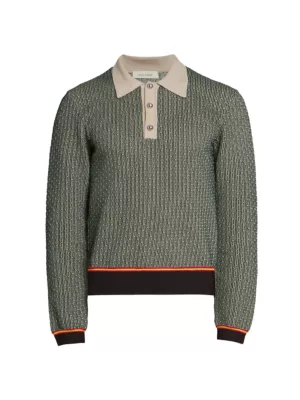 Valley Jacquard Knit Polo