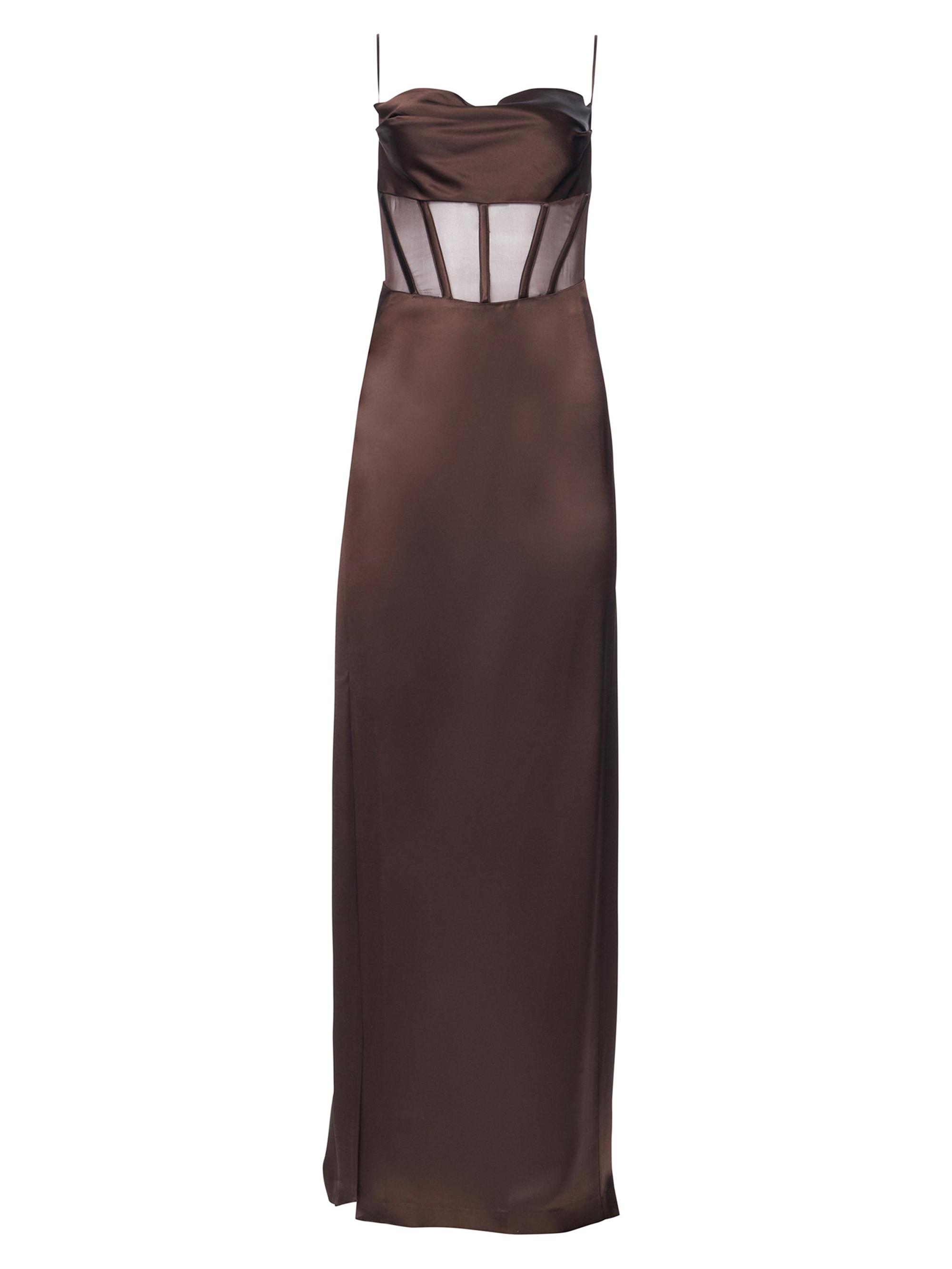 Retrofête Women's Rosa Dress - Dark Chocolate