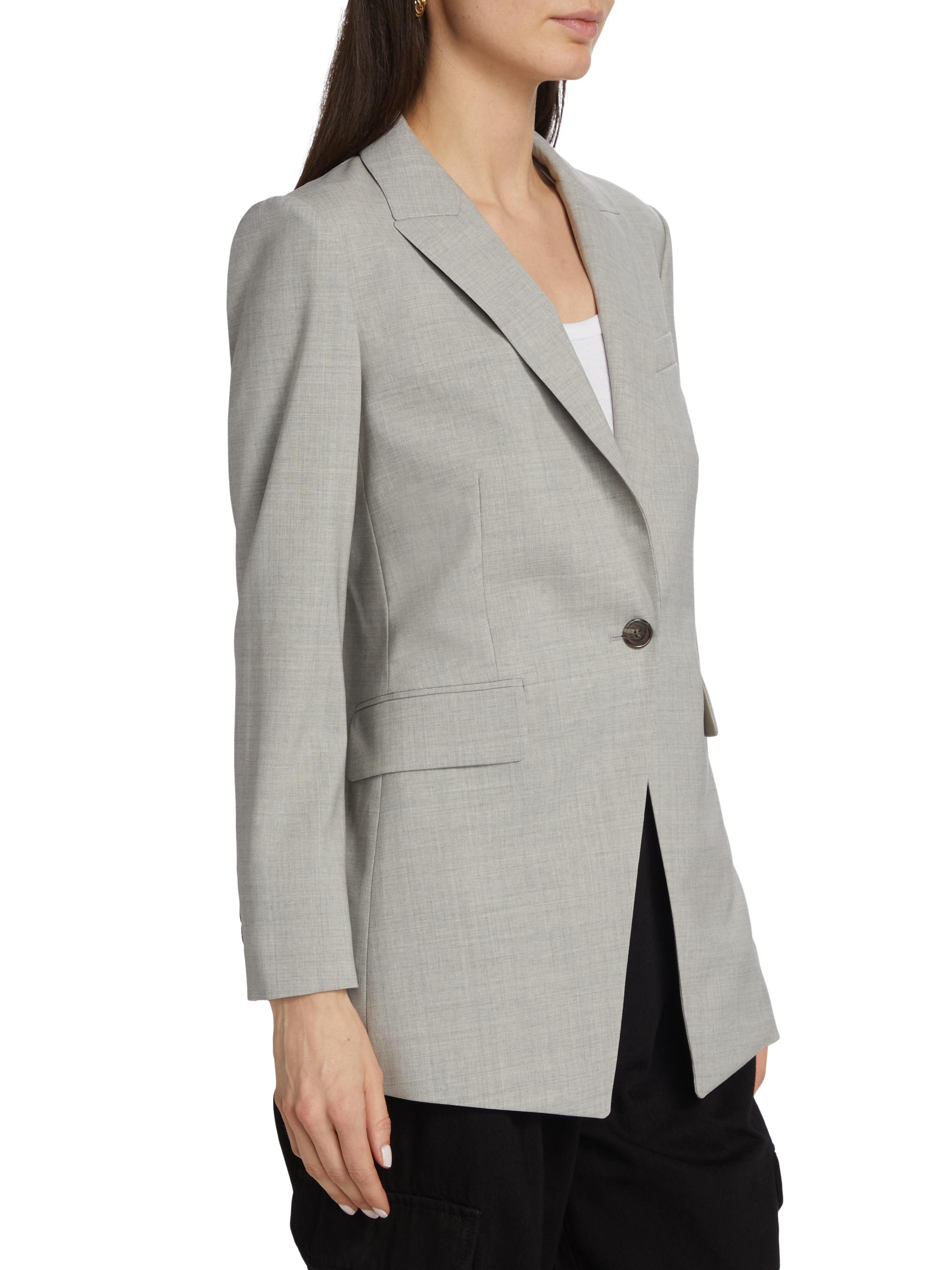 Theory Etiennette Wool-Blend Blazer | Saks Fifth Avenue
