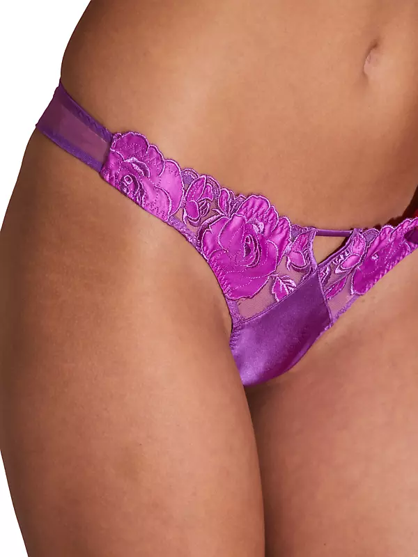Untie Me lace thong, Fleur du Mal, Shop Women's Thongs Online