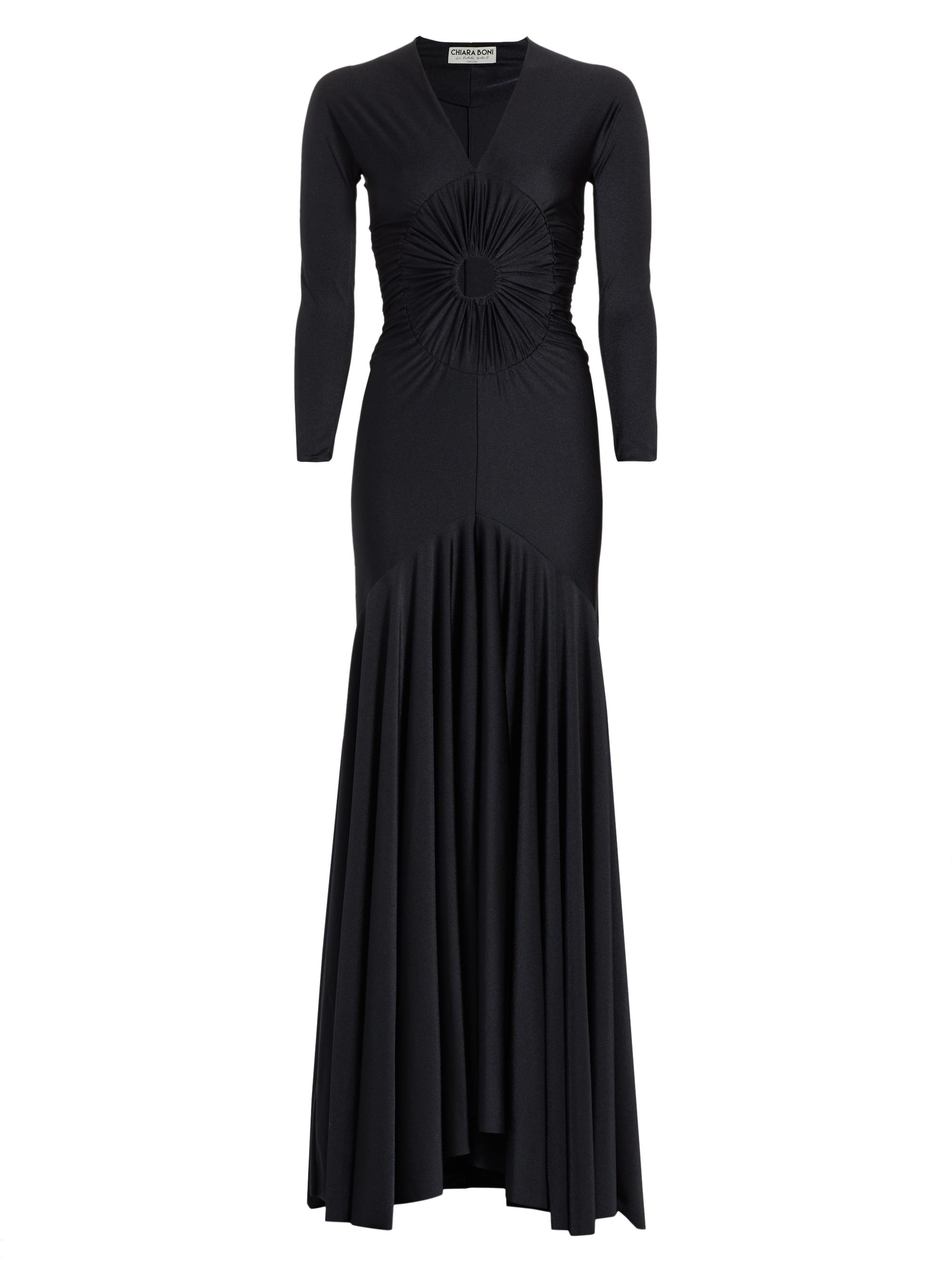 Chiara Boni La Petite Robe Women's Ottoda Cut-Out Maxi Dress - Black