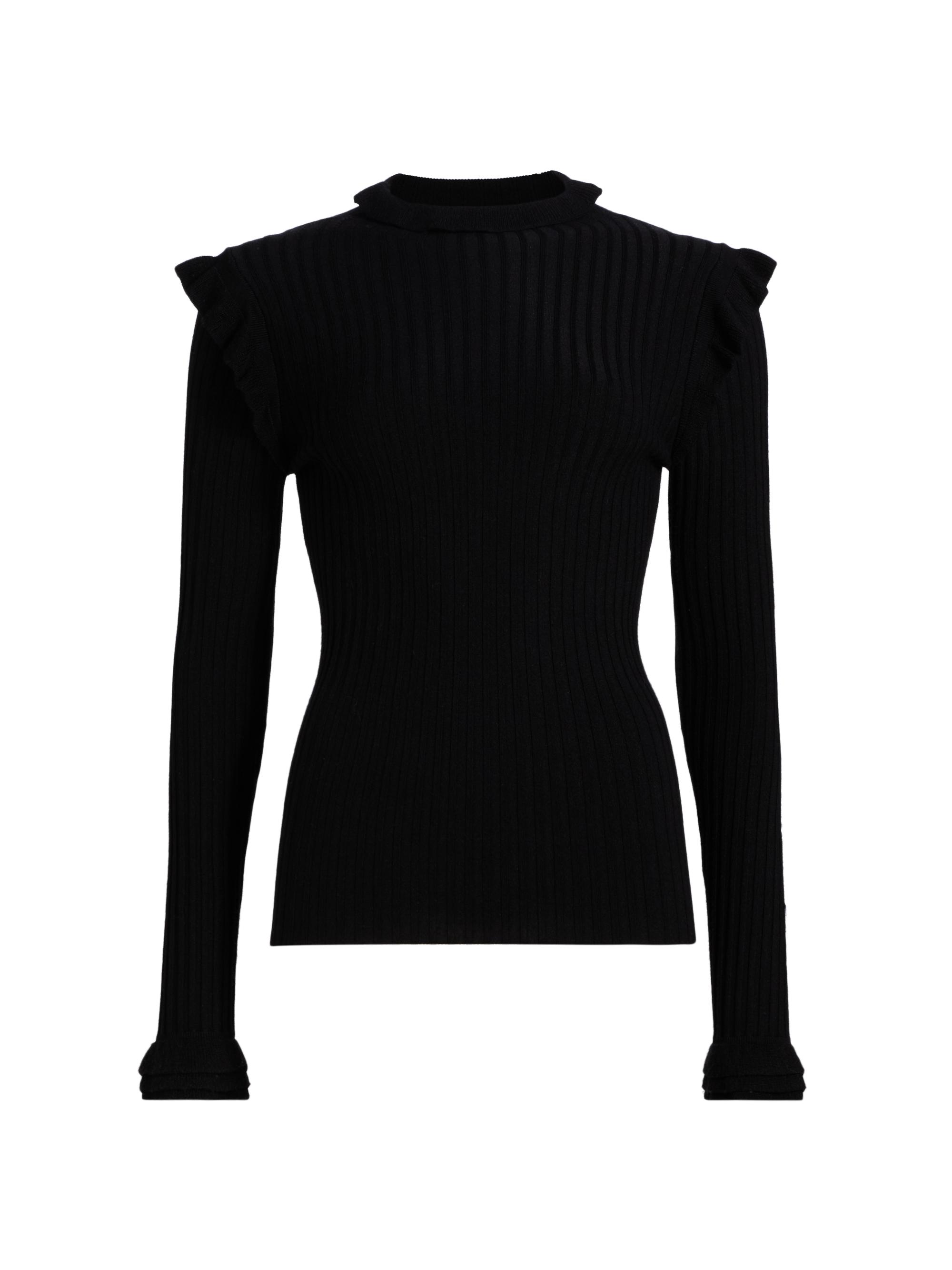 Marie Oliver Women's Tinley Rib-Knit Fitted Turtleneck - Black