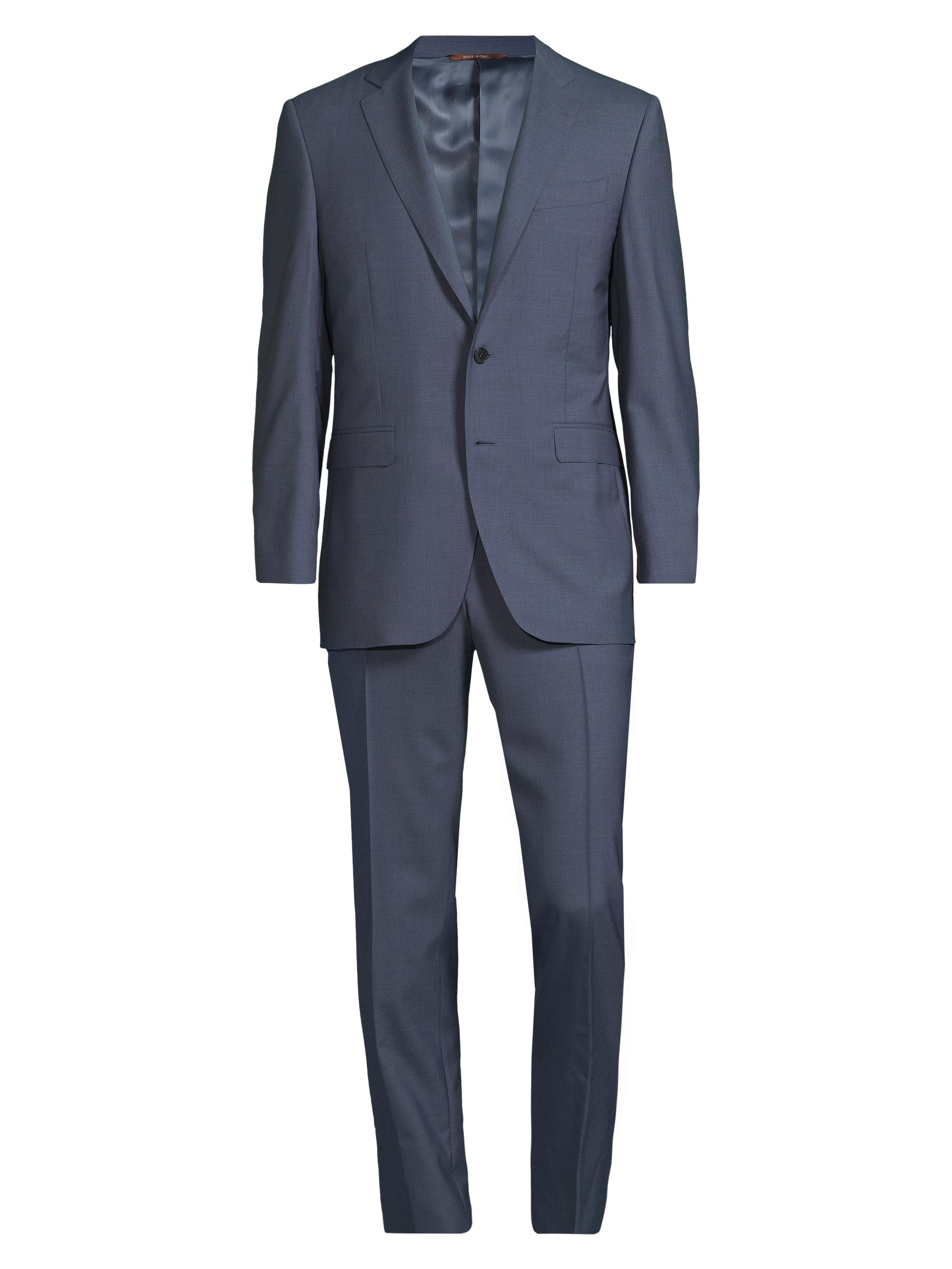 Canali Men's Milano Wool Single-Breasted Suit - Blue