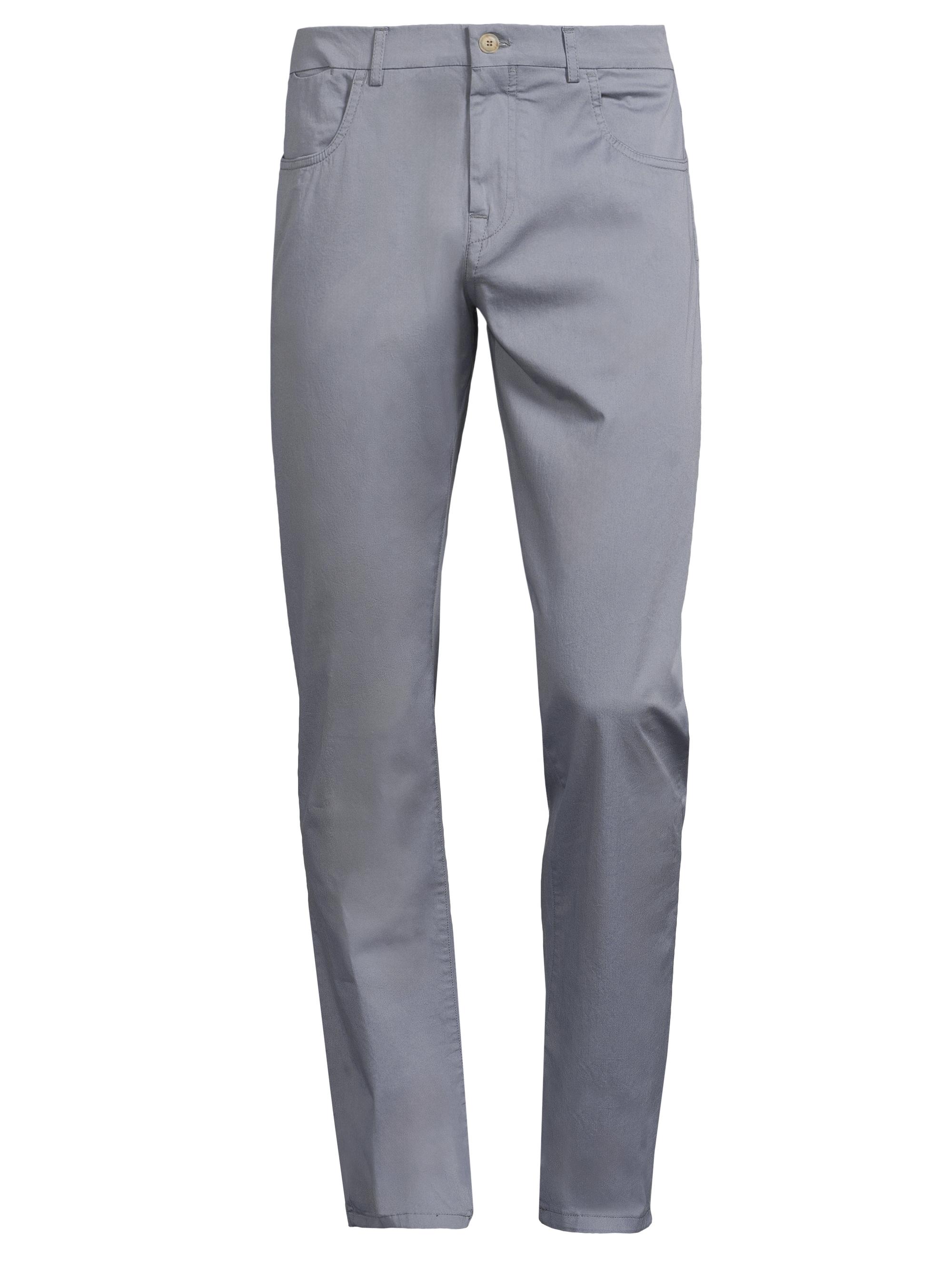 Canali Men's Stretch-Cotton Five-Pocket Trousers - Light Blue
