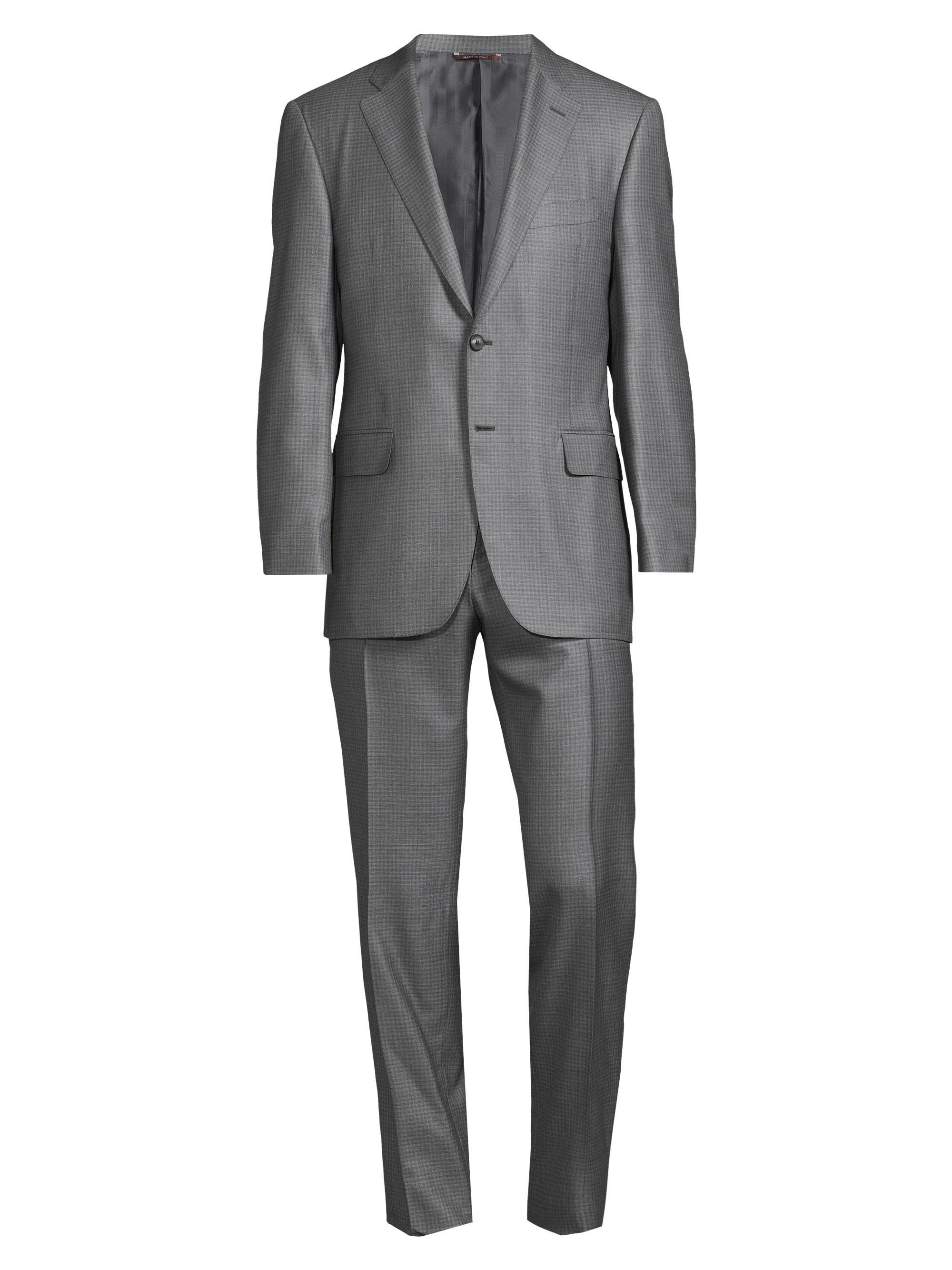 Canali Men's Siena Wool Single-Breasted Suit - Grey