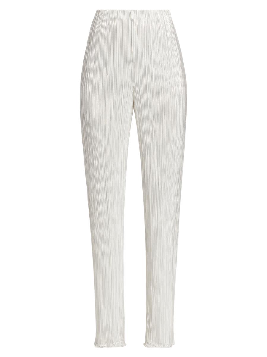 Rails Rowan Plissé Straight-Leg Pants | Saks Fifth Avenue