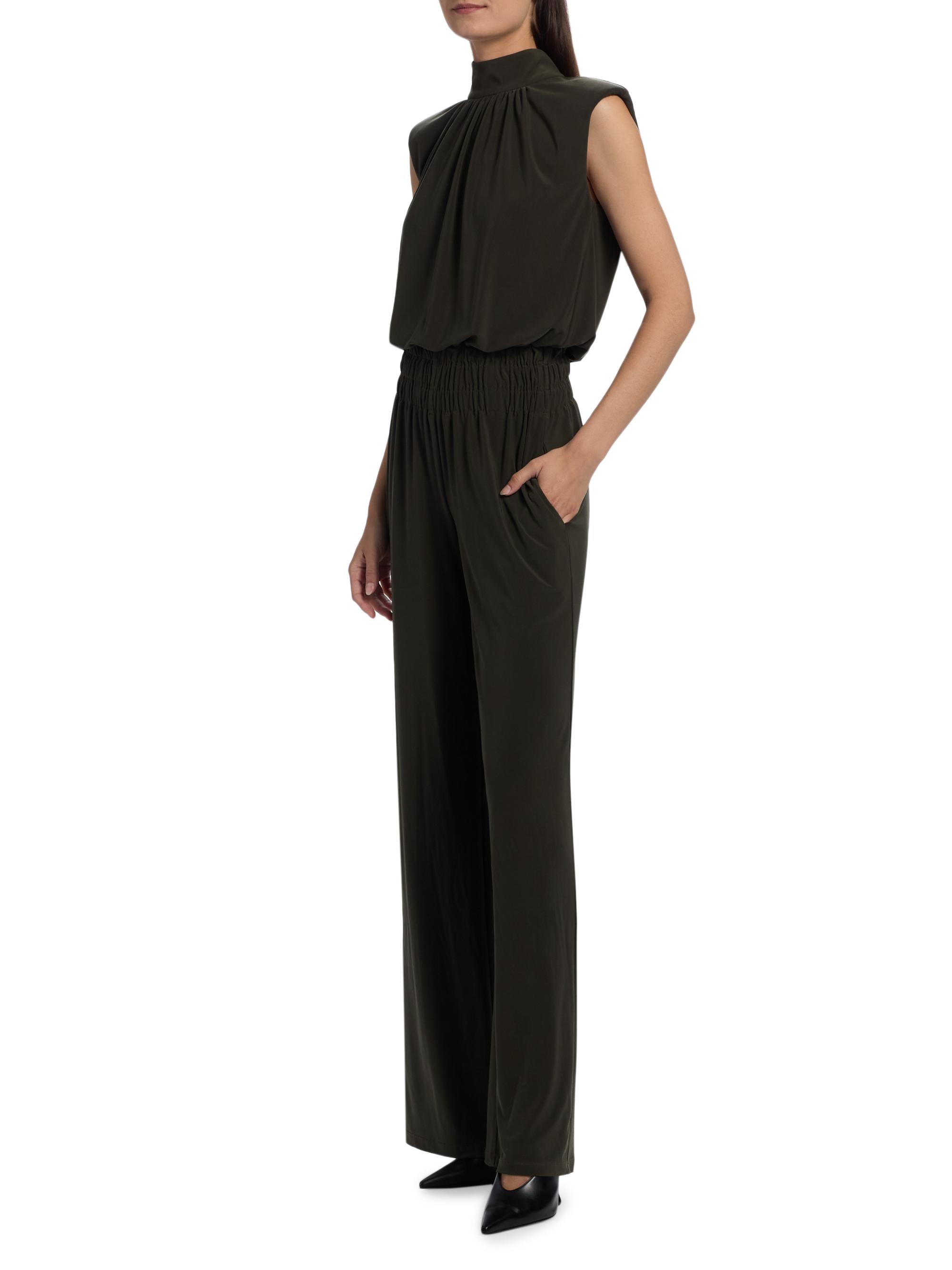 Y's 22SS RAYON BROAD JUMPSUIT 黒1 Y's 22SS RAYON BROAD JUMPSUIT 黒1 Y's 22SS RAYON BROAD JUMPSUIT 黒