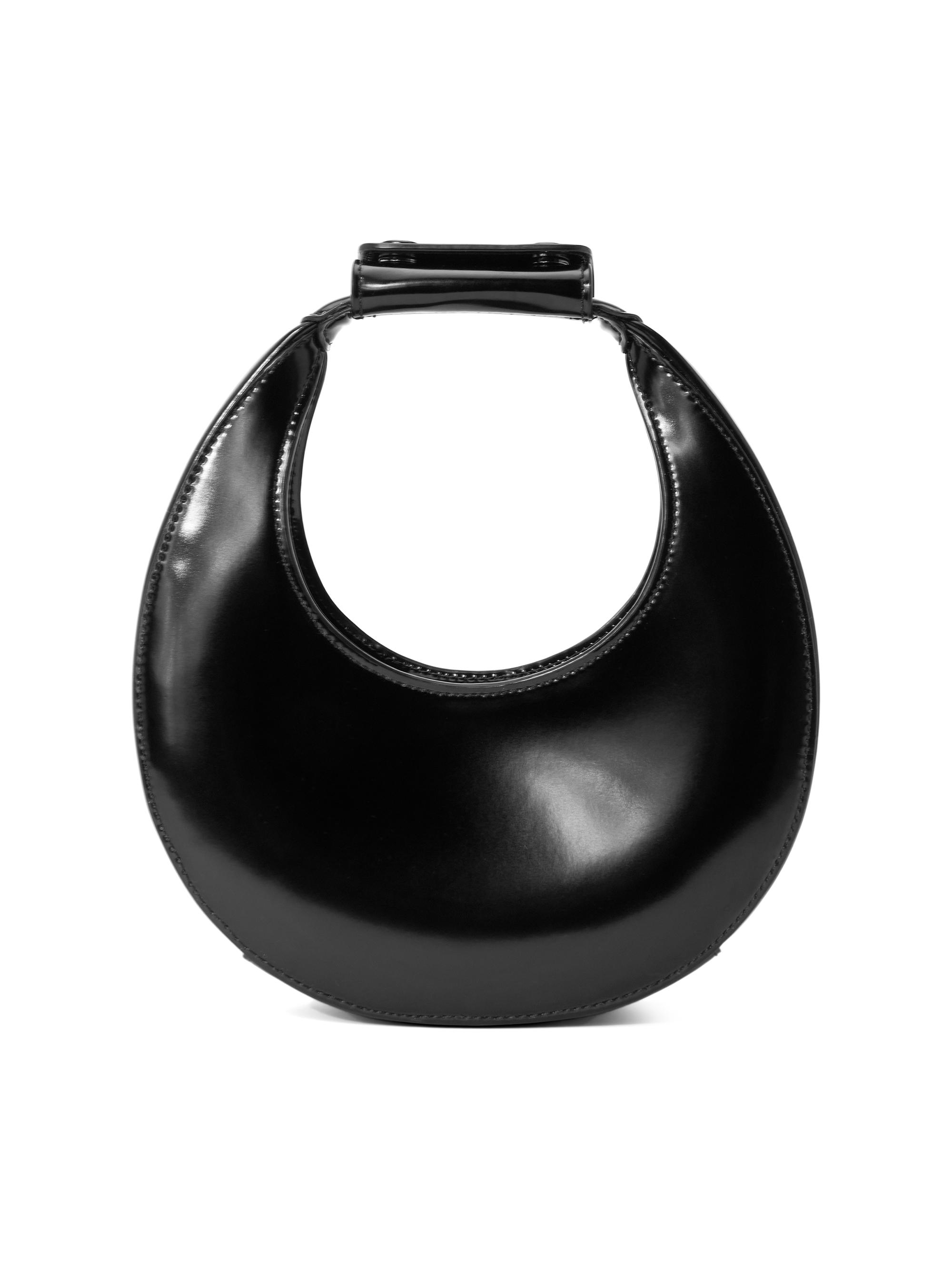 Staud Women's Good Night Moon Leather Shoulder Bag - Black