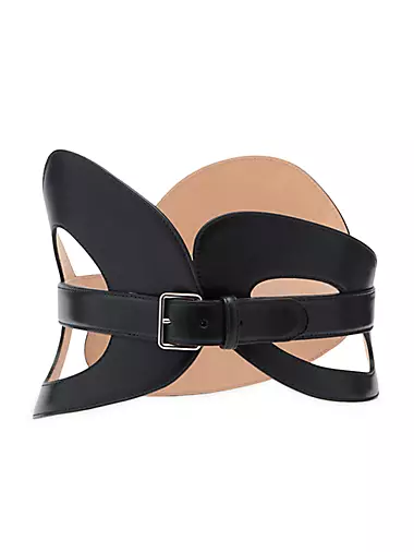 The Curved Leather Waist Belt