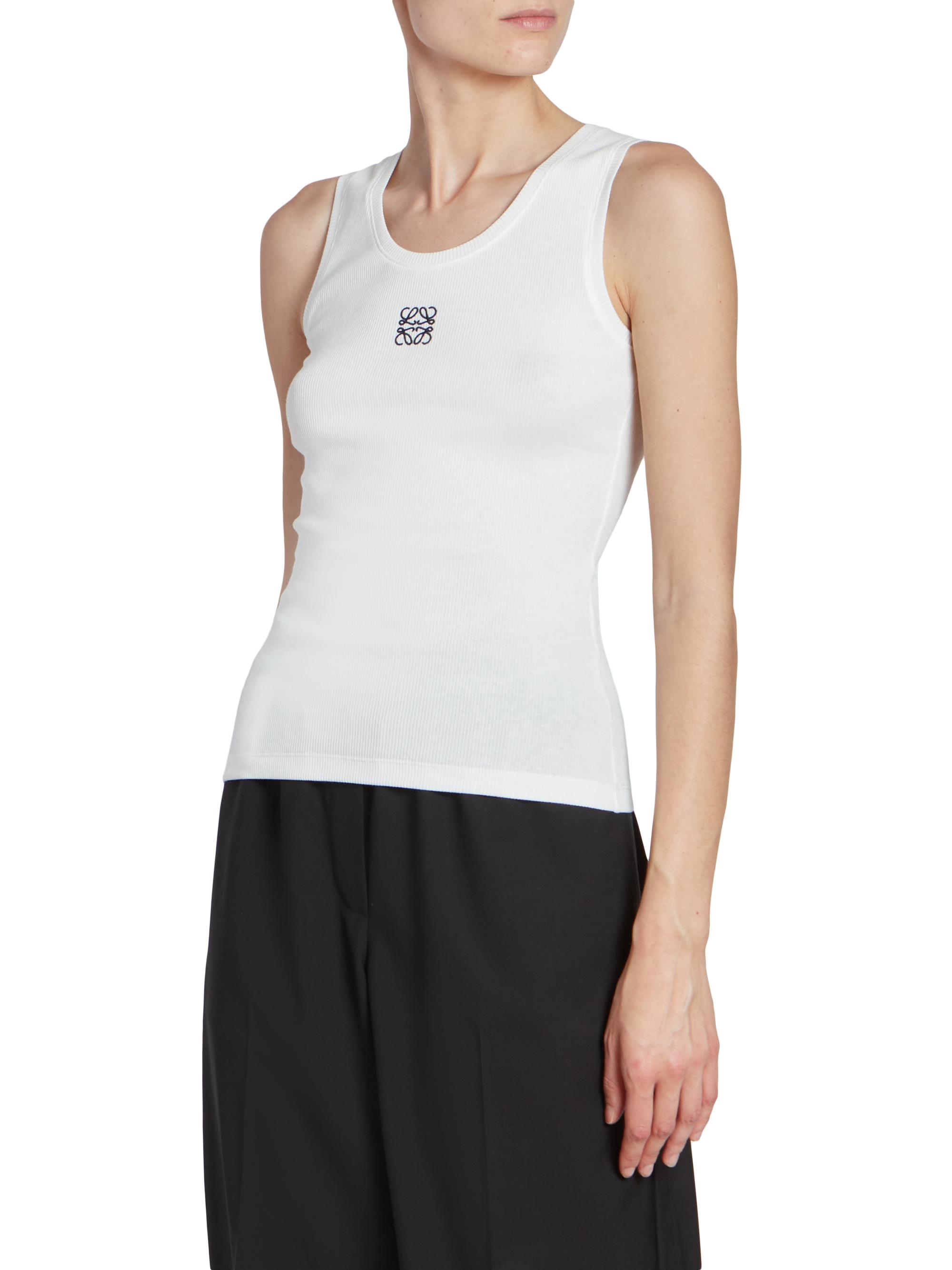 LOEWE Anagram Rib-Knit Tank | Saks Fifth Avenue