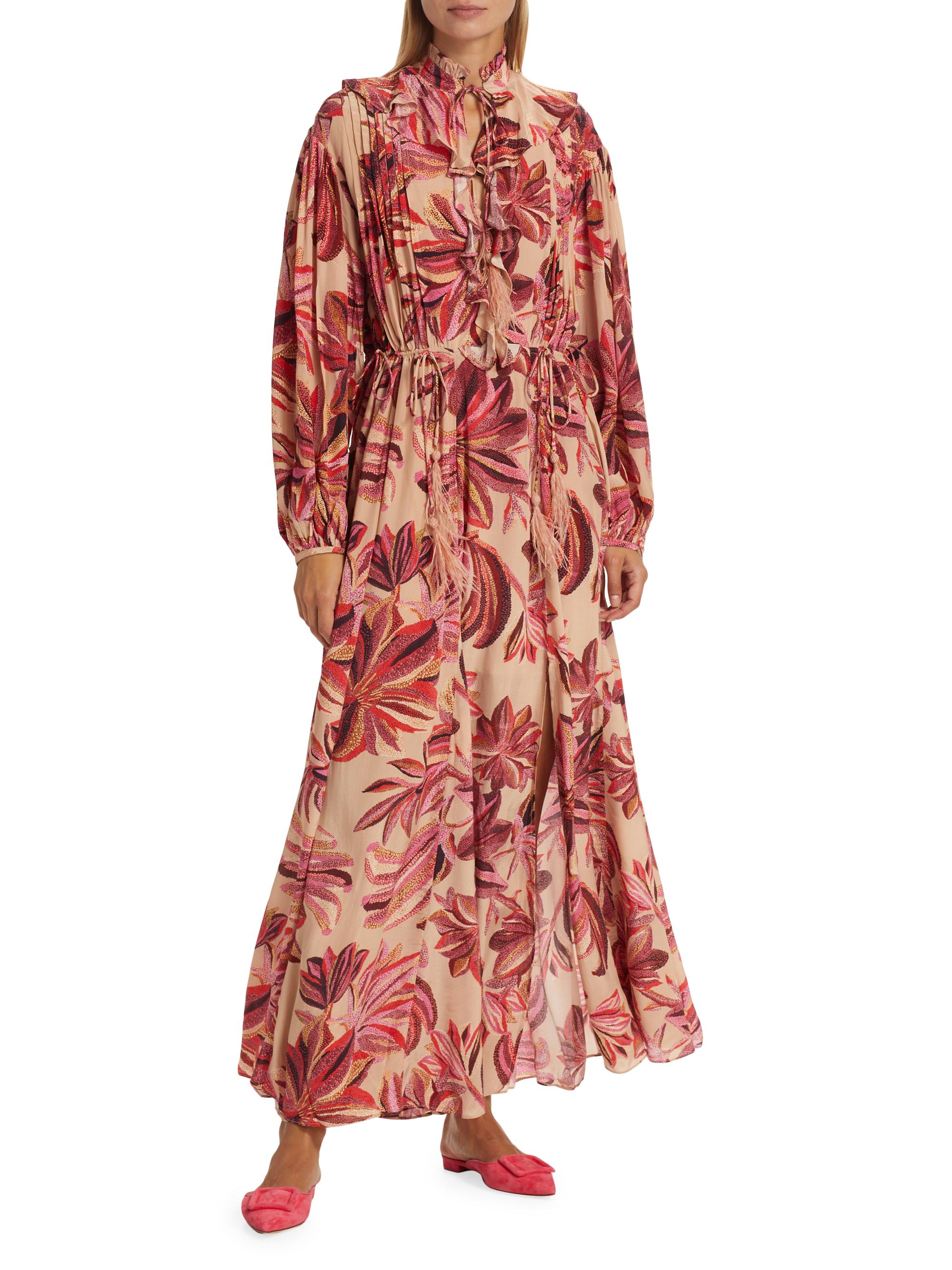 rose colored maxi dress Sophisticated off-the-shoulder misty rose Maxi dress, Garden of Eden XS / 2 / Pink