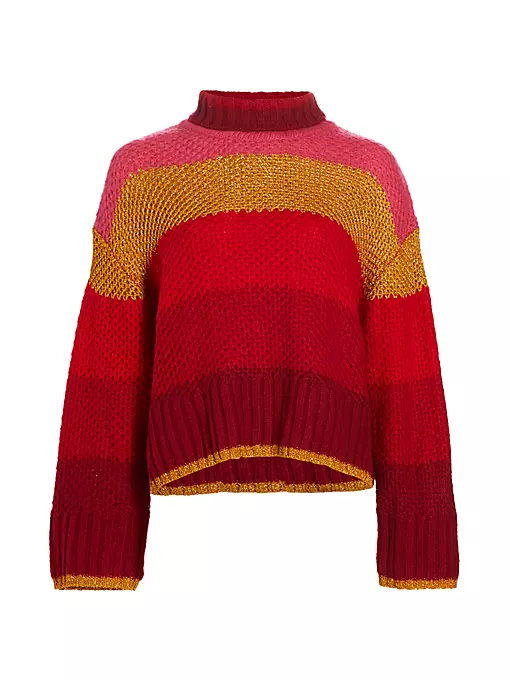 Farm Rio - Striped Knit Sweater