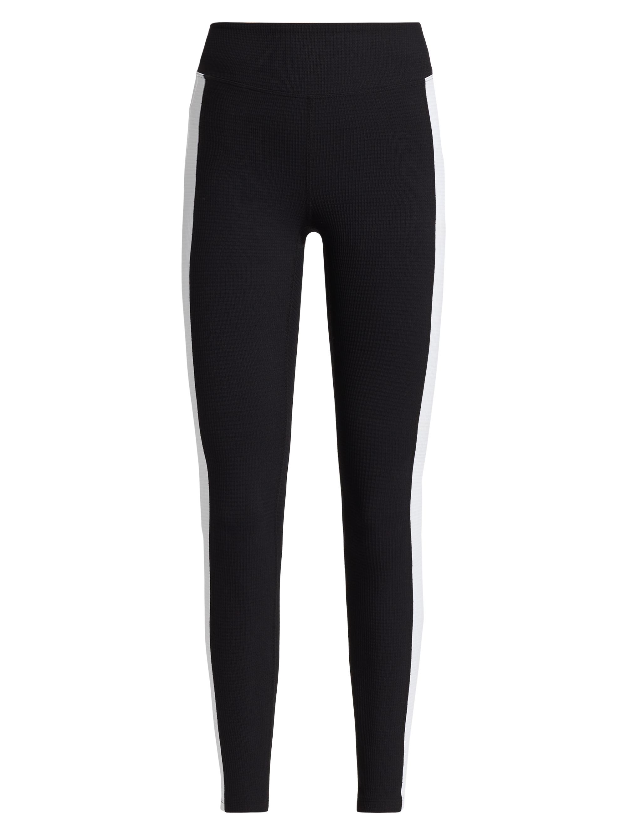 Year of Ours Women's Tahoe Thermal Leggings - Black White