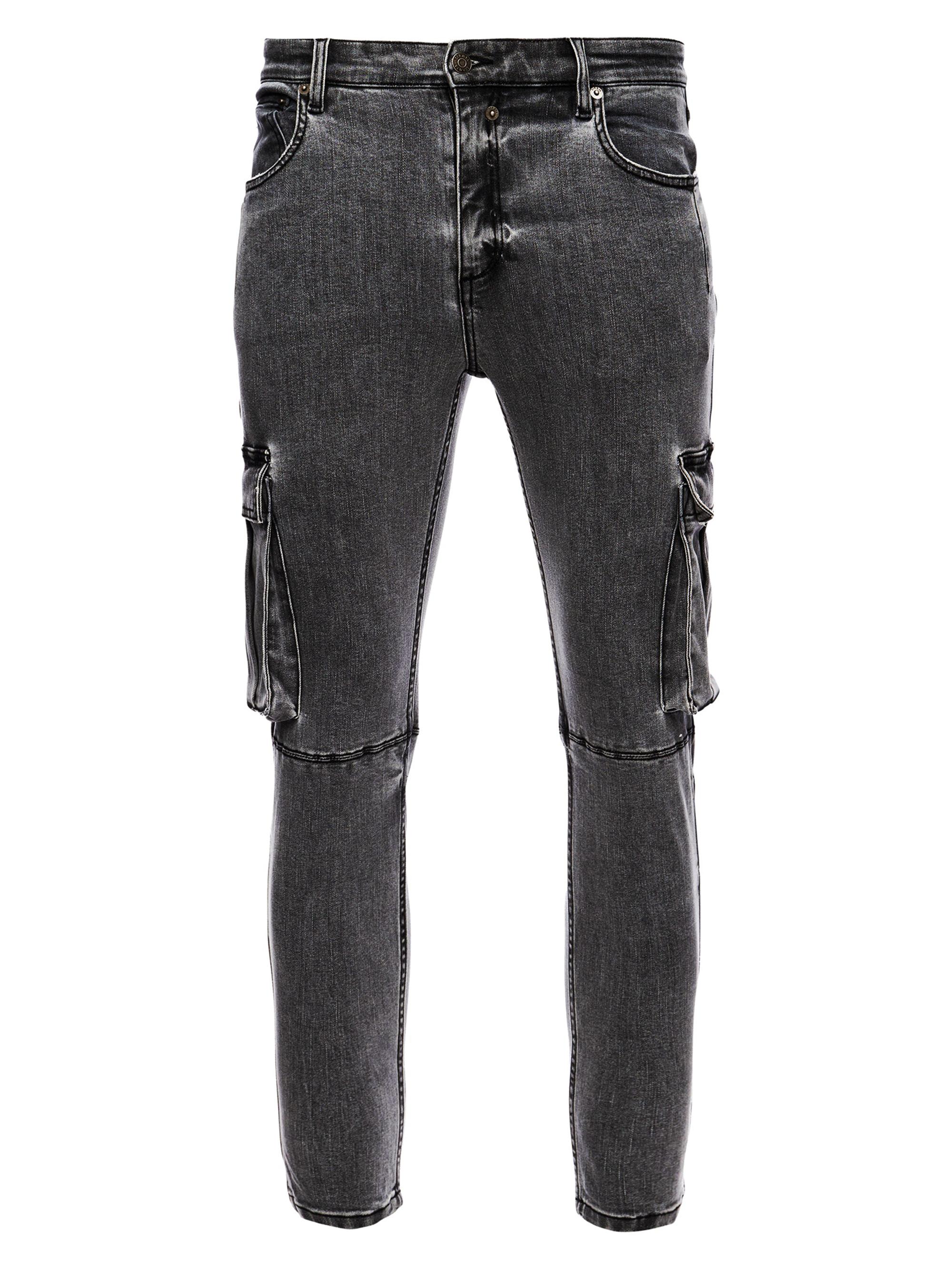 Ser.o.ya Men's David Cargo Jeans - Castlerock