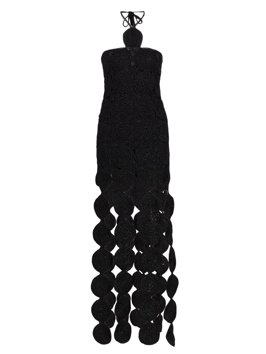 ワンピース Simon flare dress Black ANDMARY】Simon flare dress