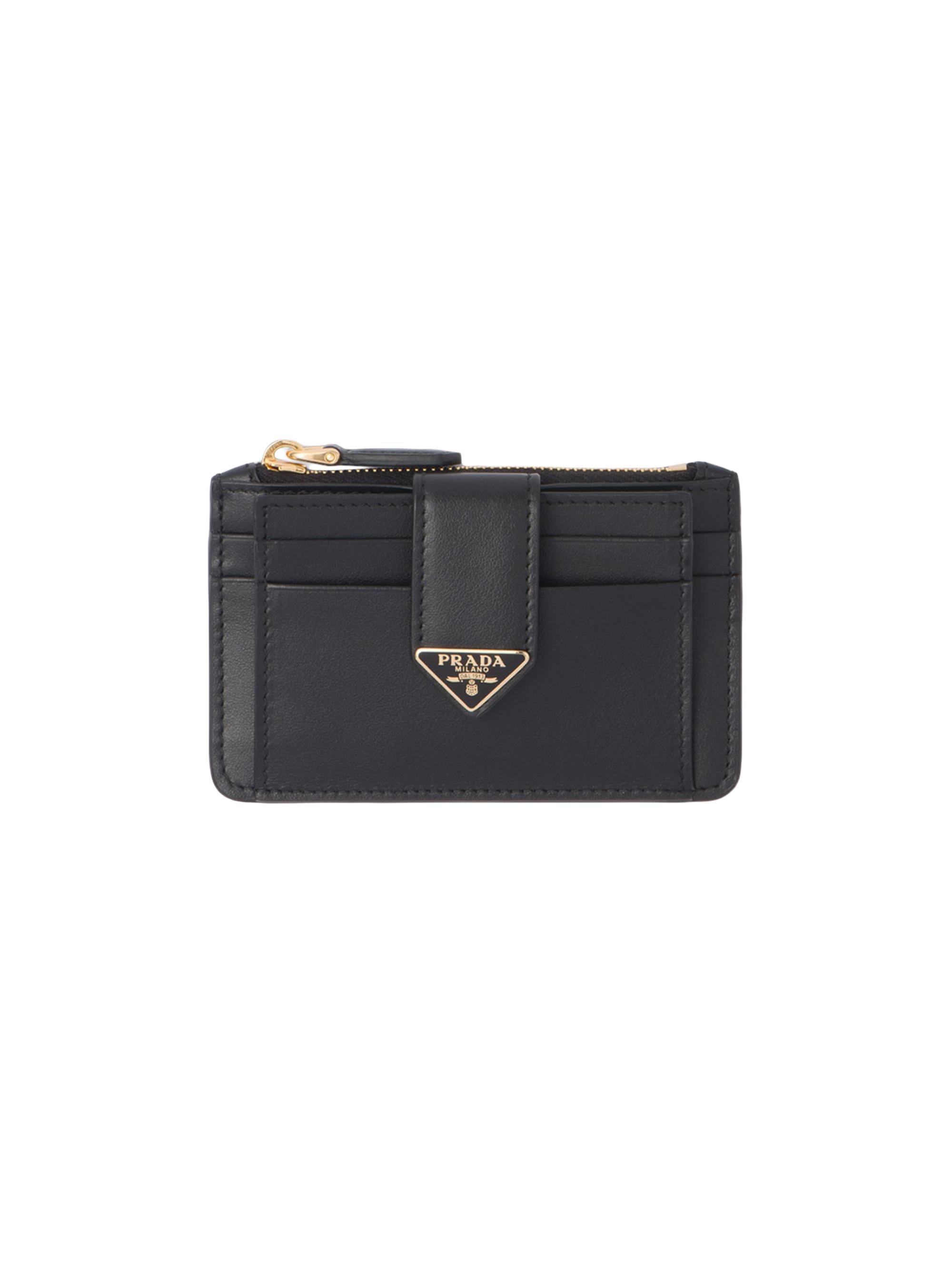 Prada Small Saffiano and Smooth Leather Wallet | Saks Fifth Avenue