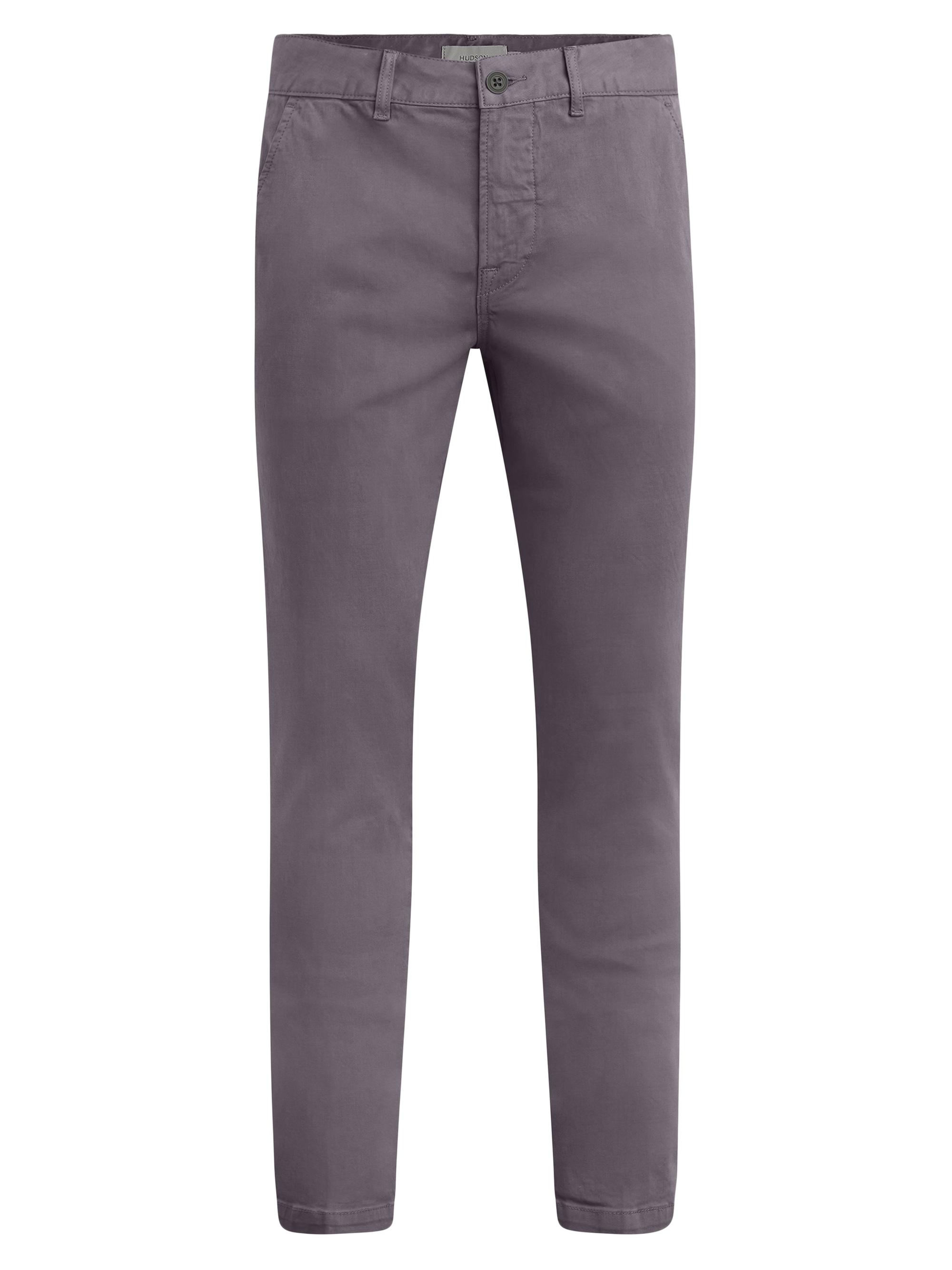 Hudson Jeans Men's Classic Slim Straight-Leg Chinos - Metal