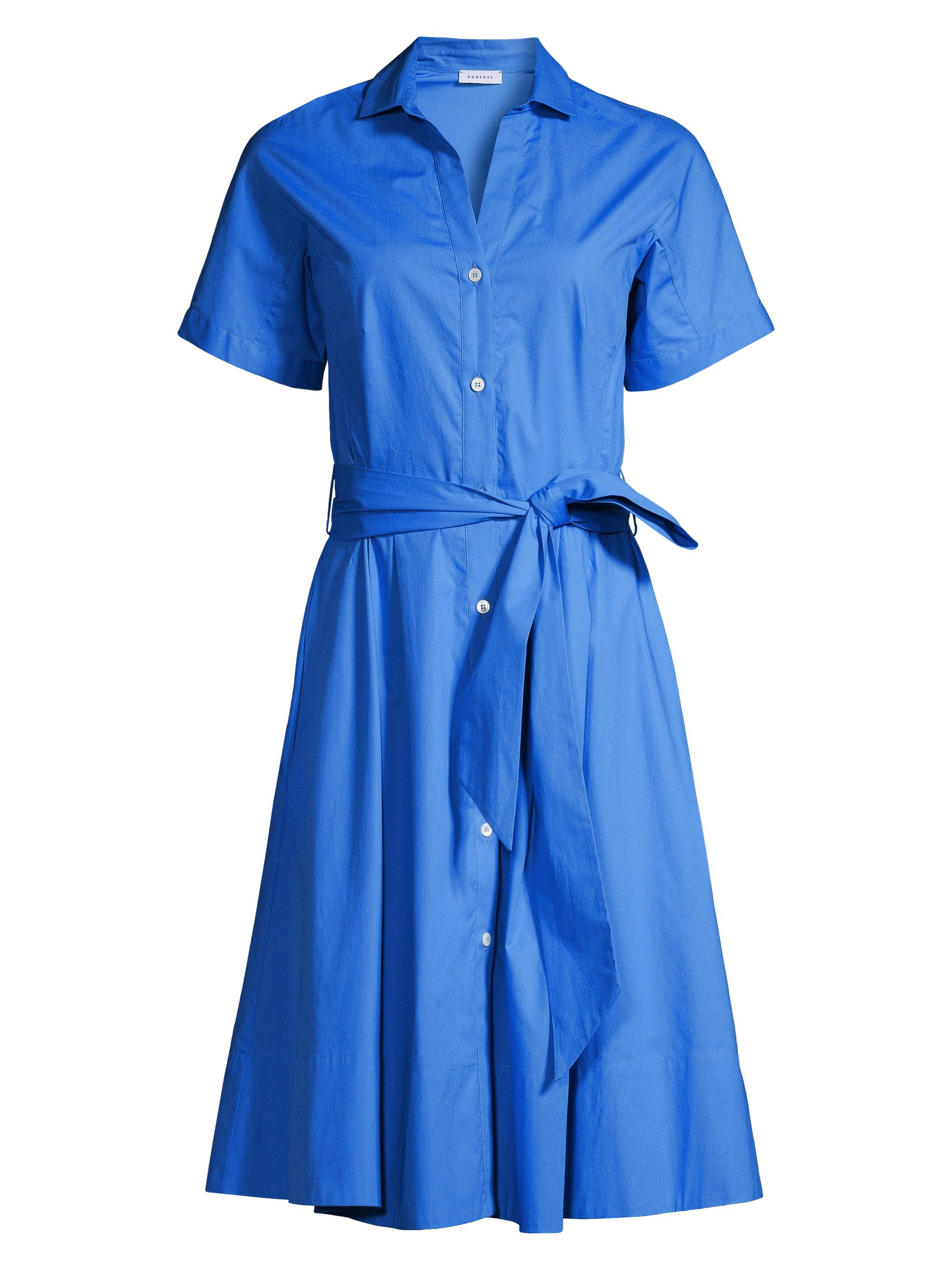 Poplin Belted Midi Shirtdress