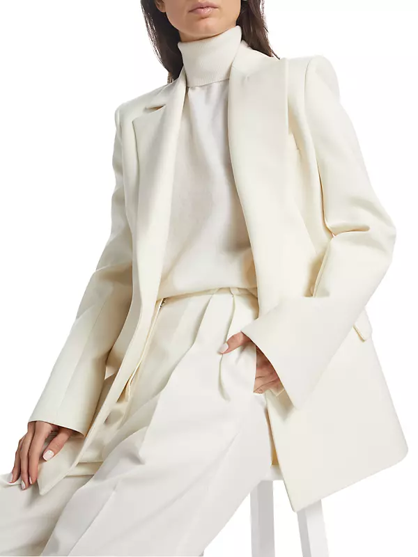 Shop Róhe Tailored Wool-Blend Blazer | Saks Fifth Avenue