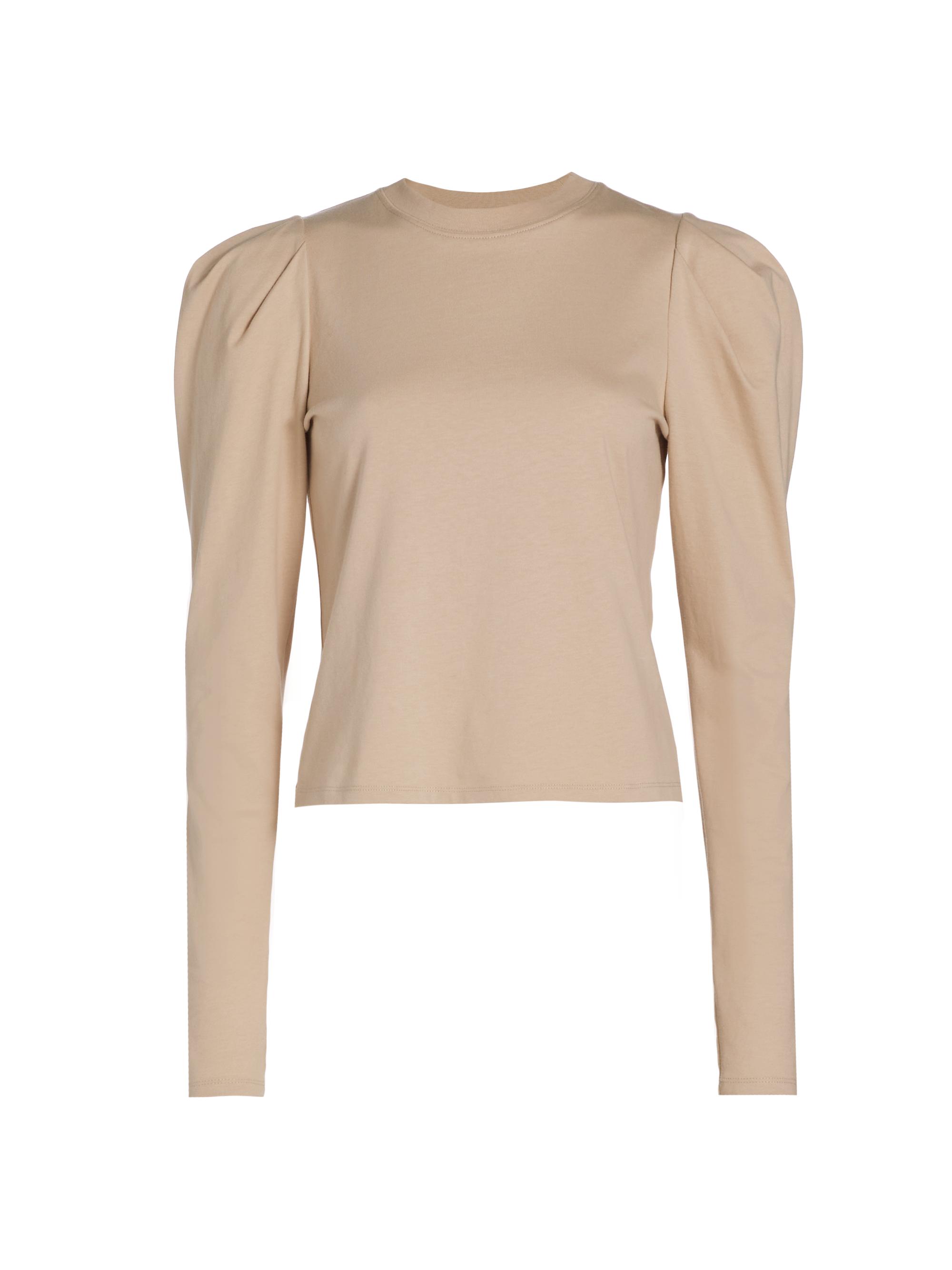 Frame Women's Draped Femme T-Shirt - Beige