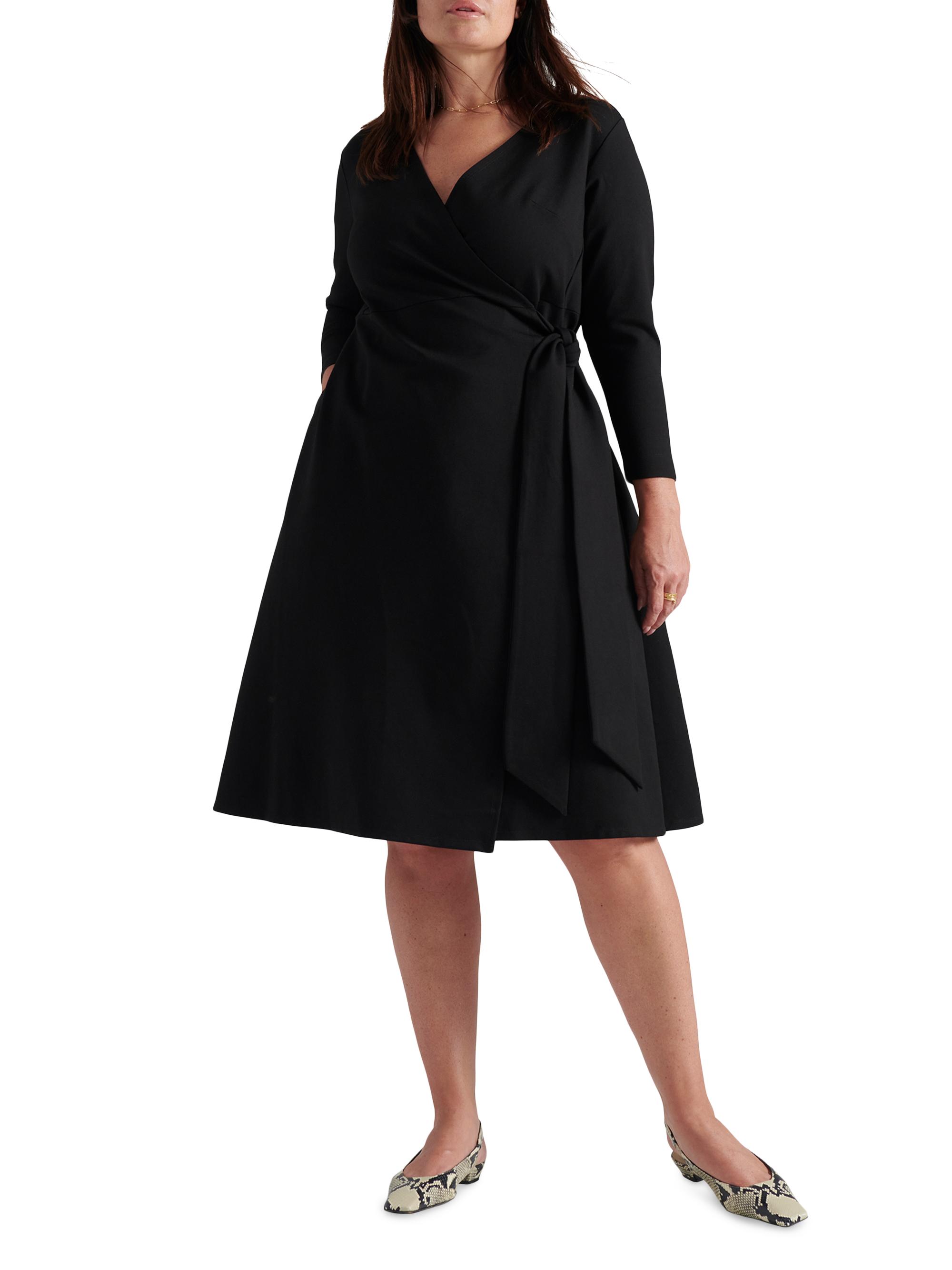 Pari Passu Women's Belinda Ponte Dress - Black