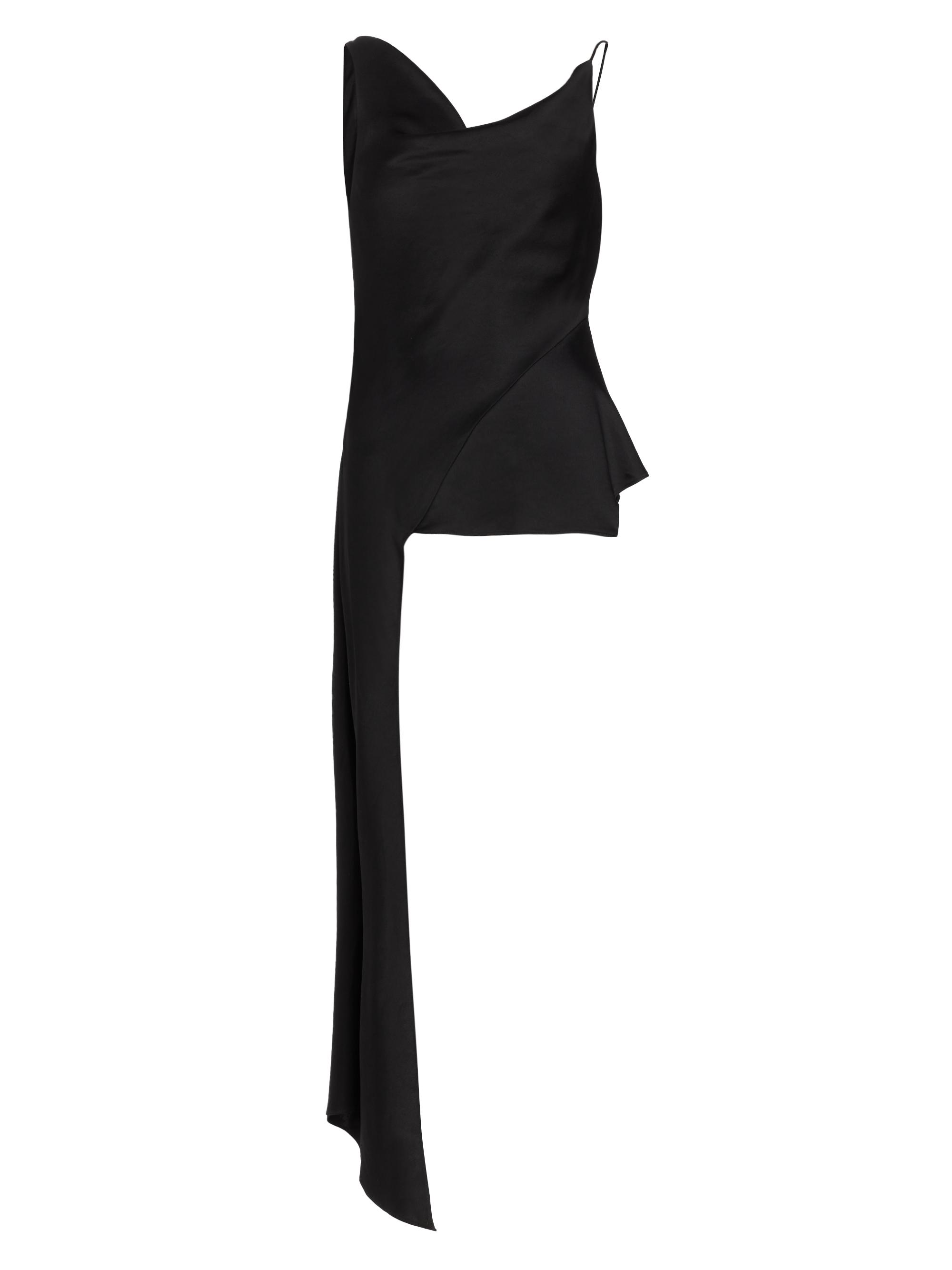 SIMKHAI Women's Ronnie Asymmetric Tank Top - Black