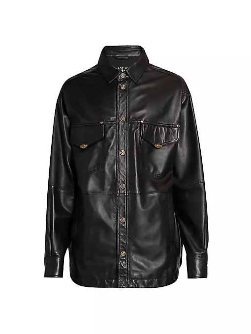 Versace Jeans Couture - Leather Shirt Jacket
