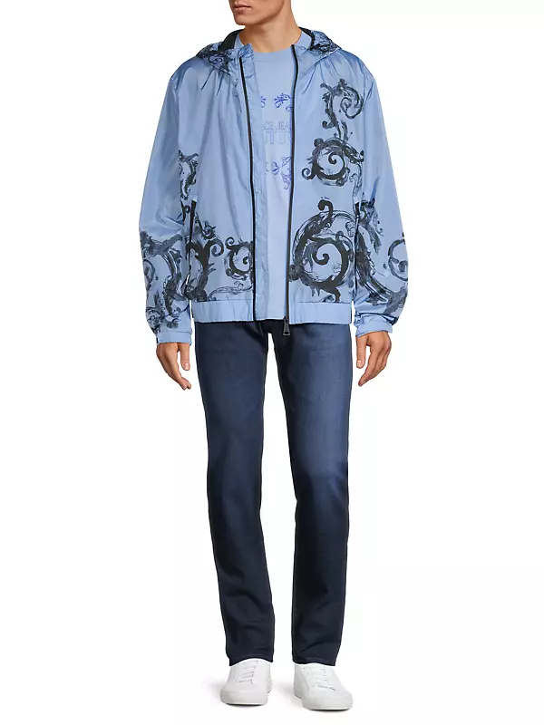 Shop Versace Jeans Couture Giubbotto Printed Jacket | Saks Fifth 
