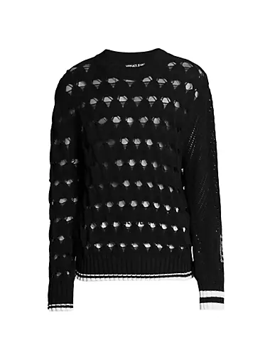 VERSACE JEANS COUTURE, Black Men's Sweater