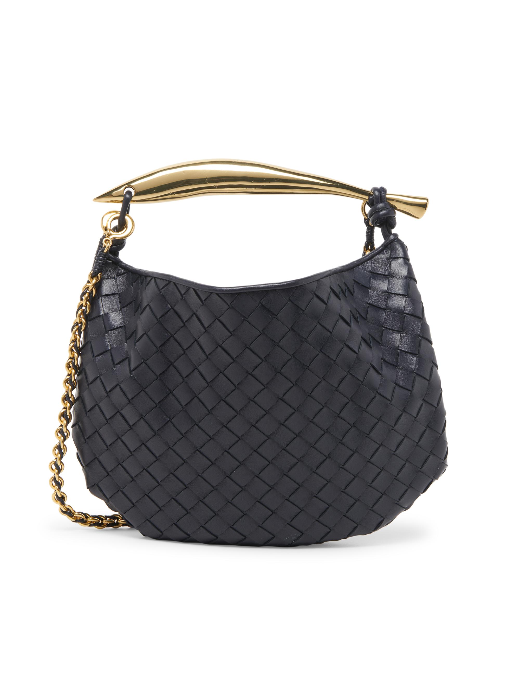 Bottega Veneta Women's Sardine Intrecciato Leather Top-Handle Bag - Space