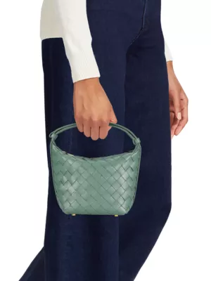 Bottega Veneta Green Mini Wallace Bag