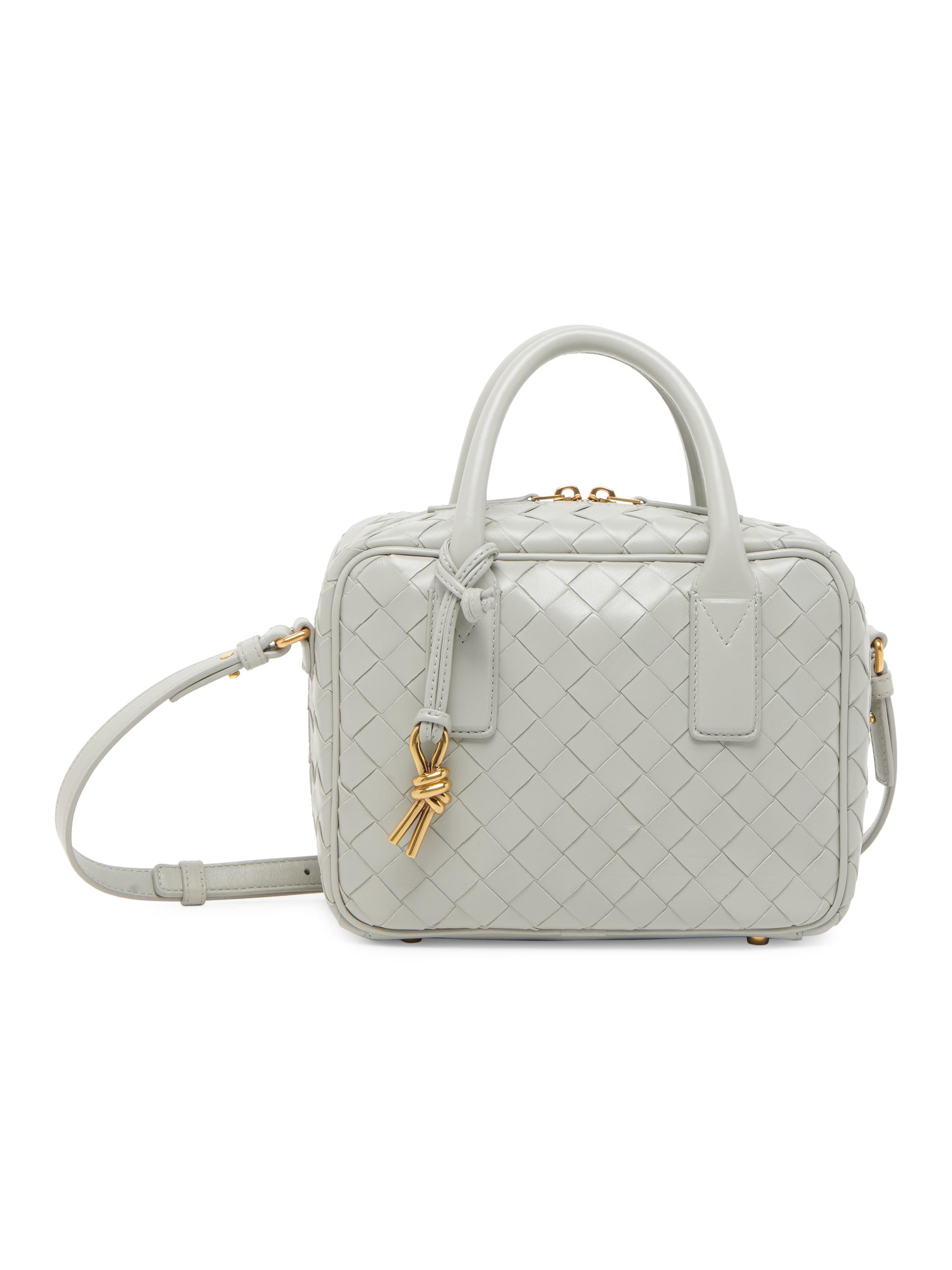 Bottega Veneta Small Getaway Intrecciato Leather Top-Handle Bag