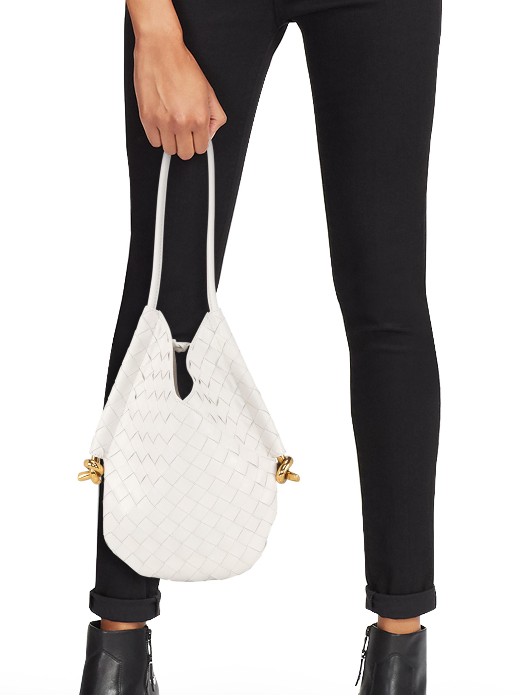 Bottega Veneta Solstice Small Intrecciato Leather Shoulder Bag