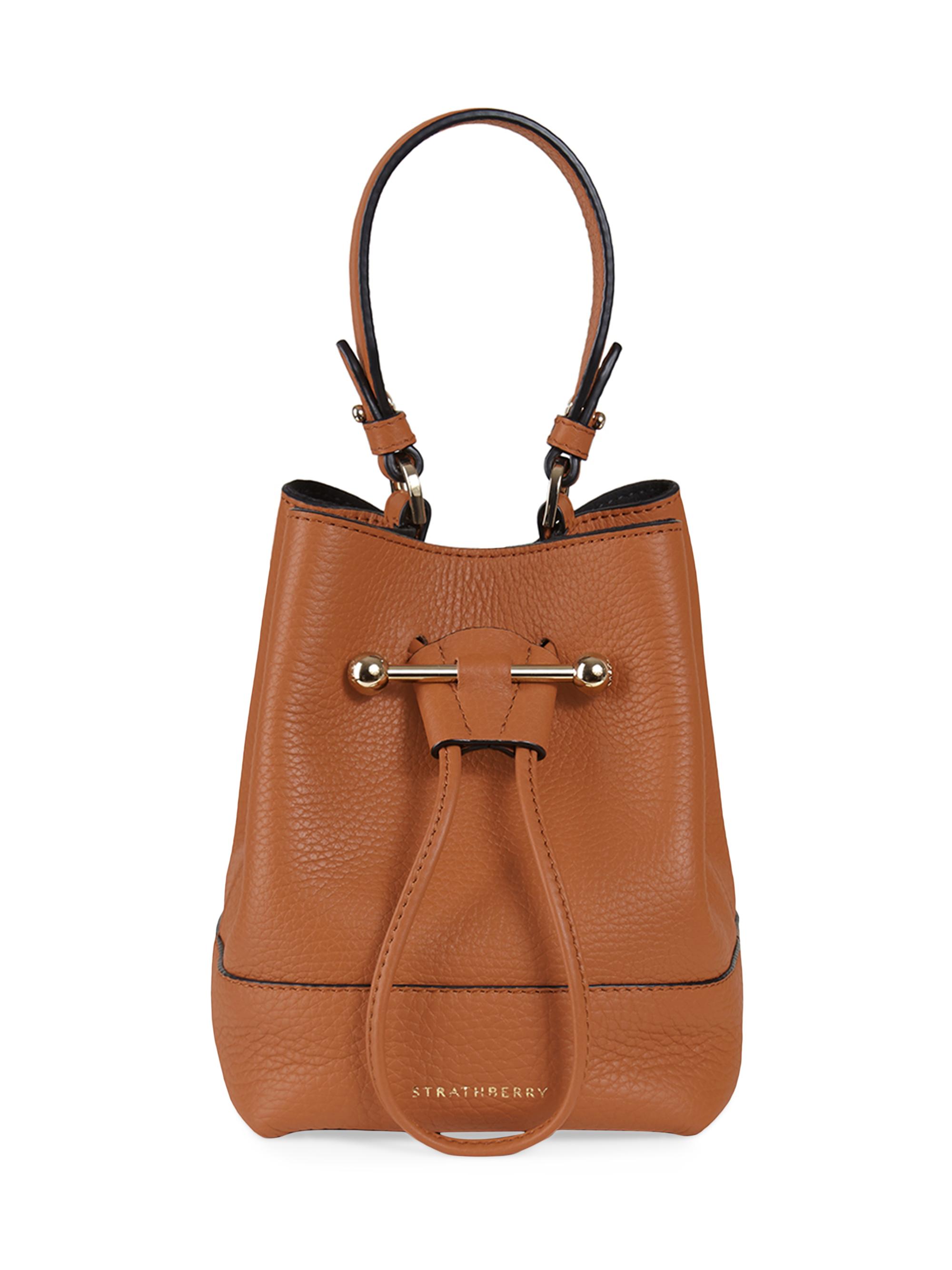 Strathberry Lana Osette Leather Bucket Bag | Saks Fifth Avenue