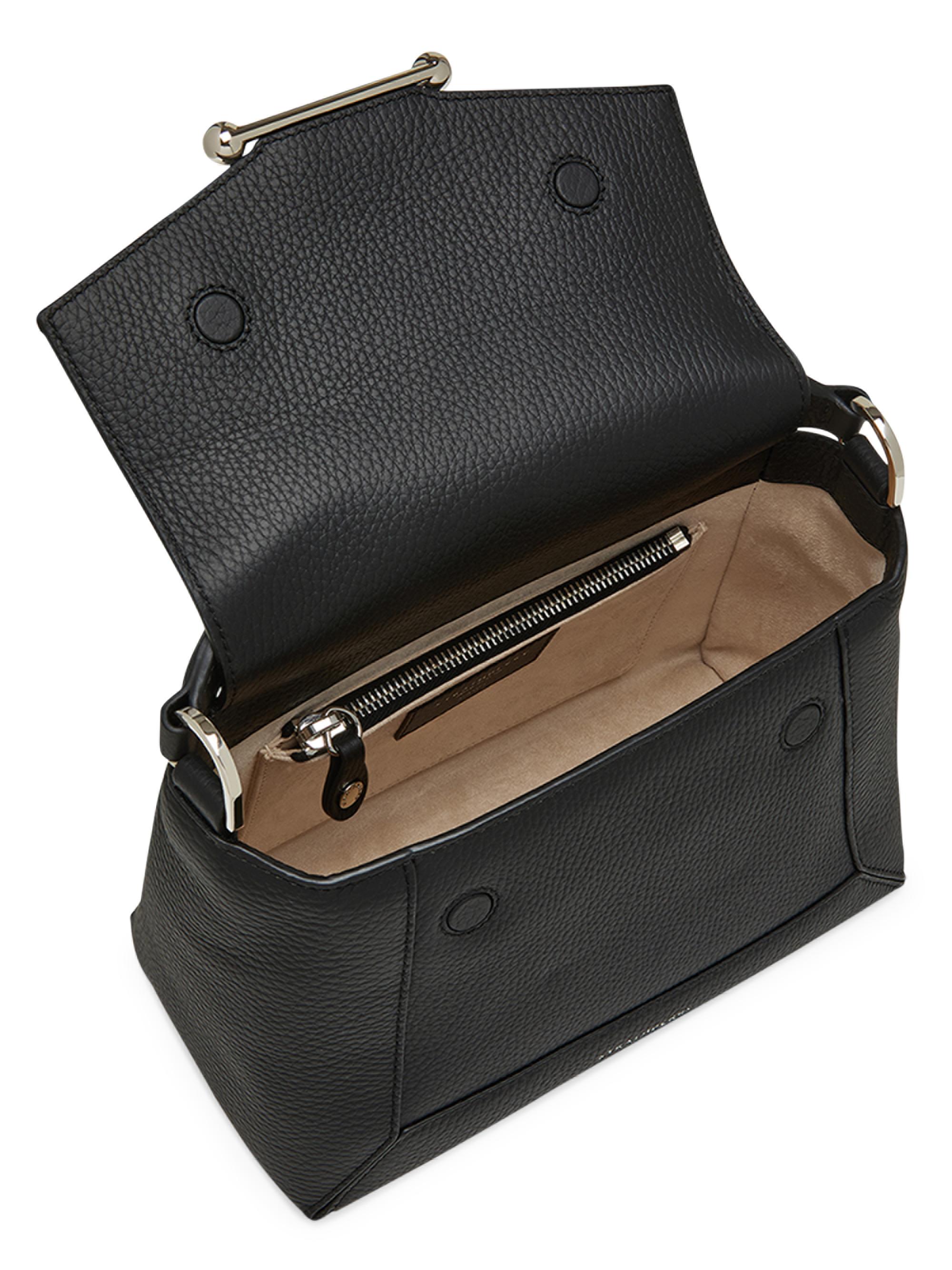 Strathberry Mosaic Grain Leather Top Handle Bag | Saks Fifth Avenue