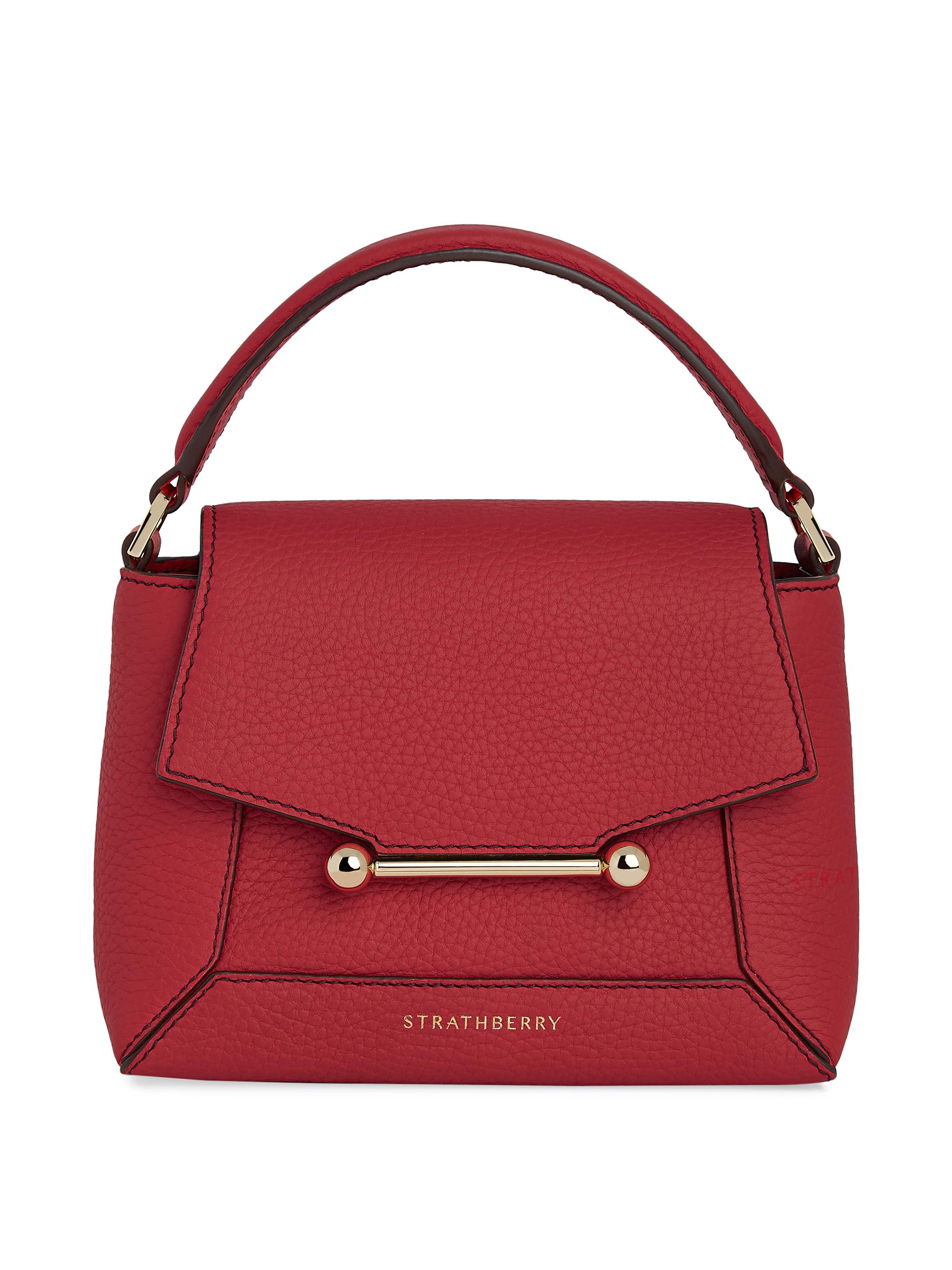 Strathberry Mosaic Mini Grain Leather Bag | Saks Fifth Avenue