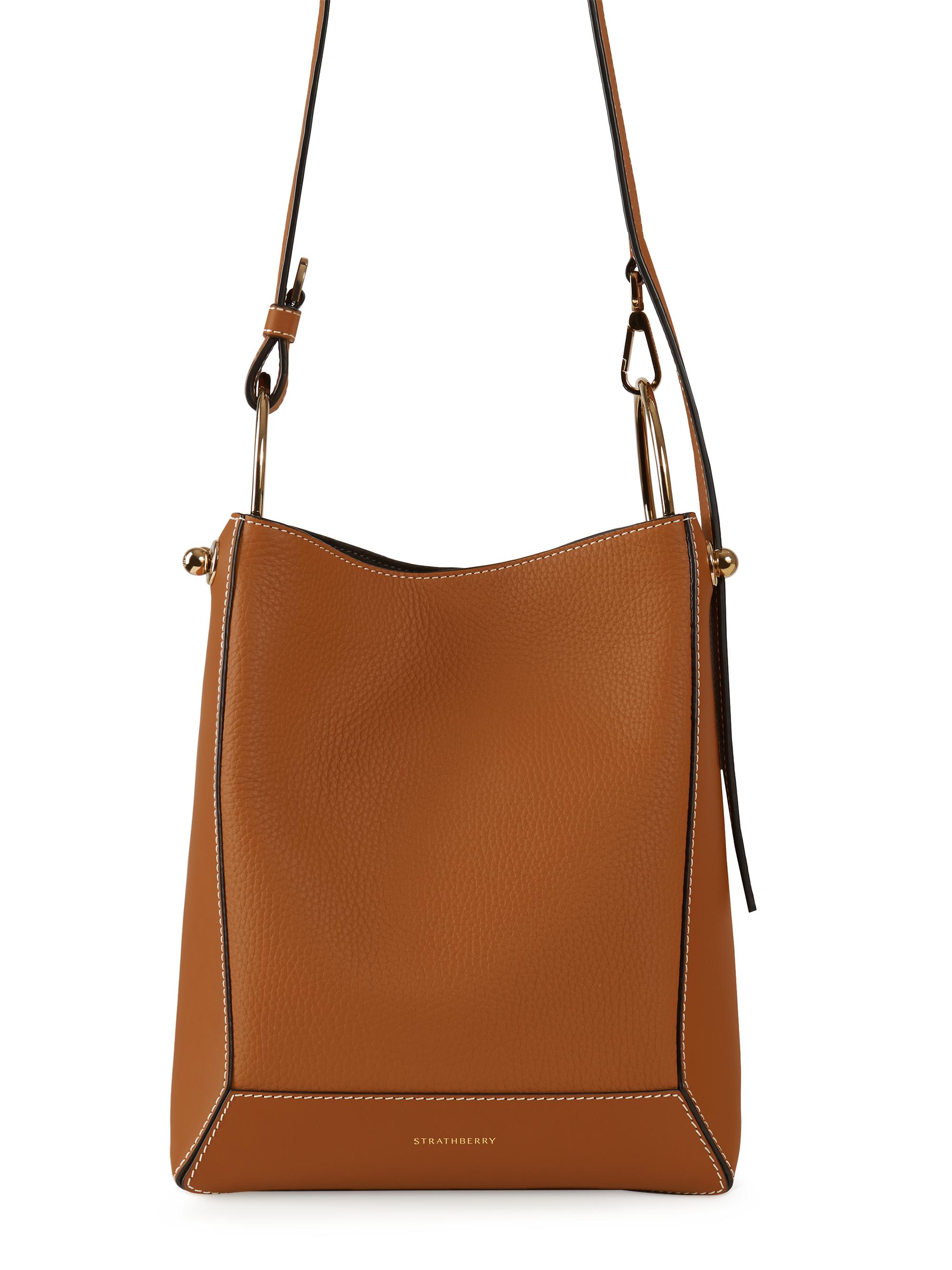 Strathberry Lana Midi Leather Bucket Bag | Saks Fifth Avenue