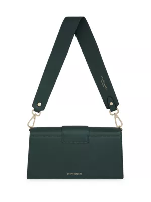 TOM FORD Crescent leather shoulder bag - Green