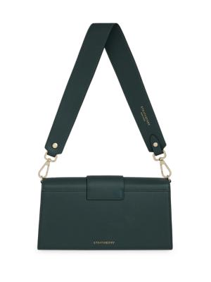 TOM FORD Crescent leather shoulder bag - Green