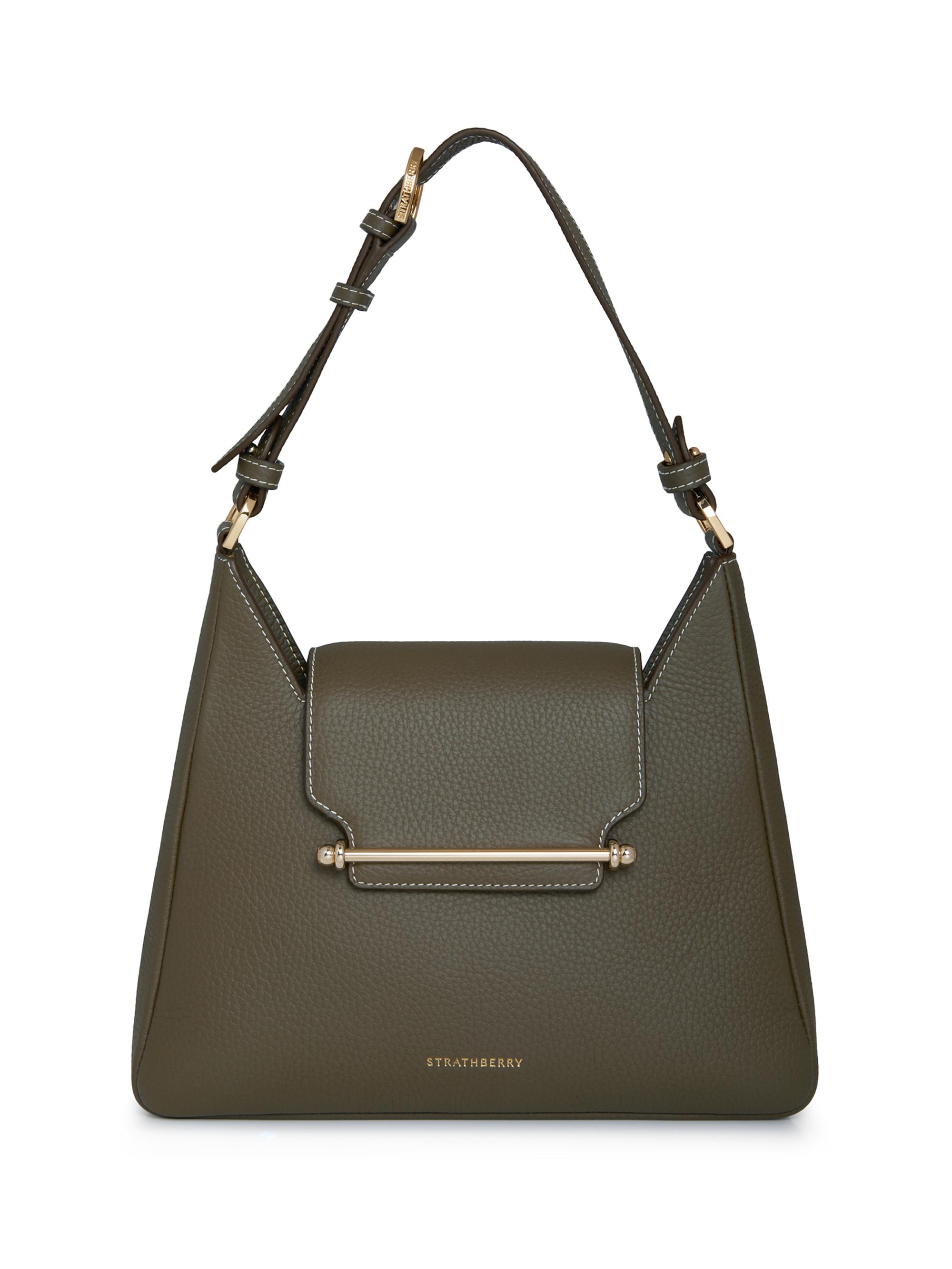 Strathberry Multrees Grain Leather Hobo Bag | Saks Fifth Avenue