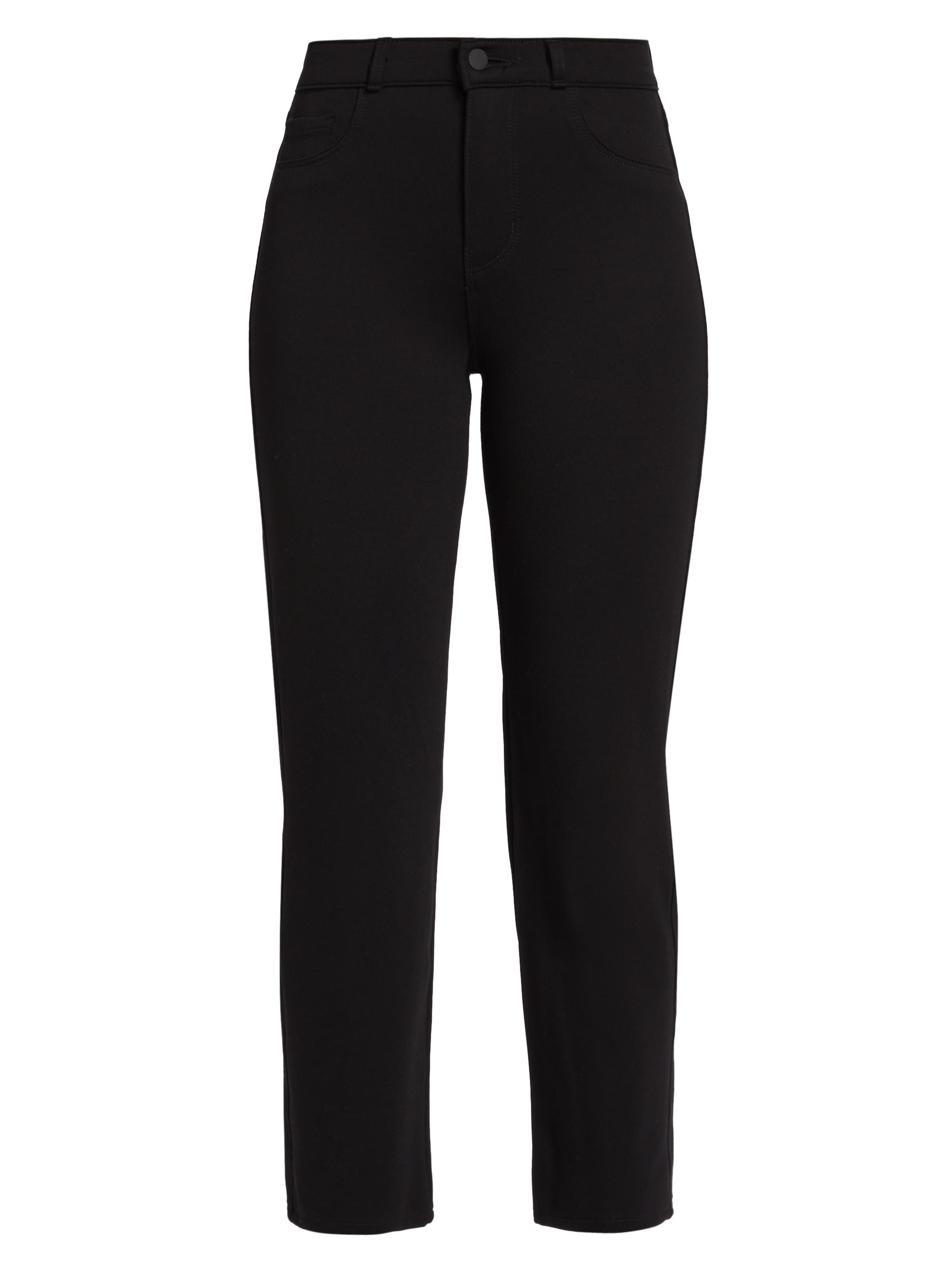 L'AGENCE Women's Alexia Cropped Cigarette Jeans - Black