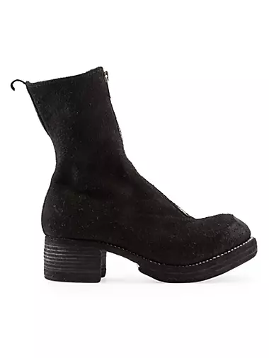 Maison Kingsley Couture Men's Black Suede Chelsea Boots