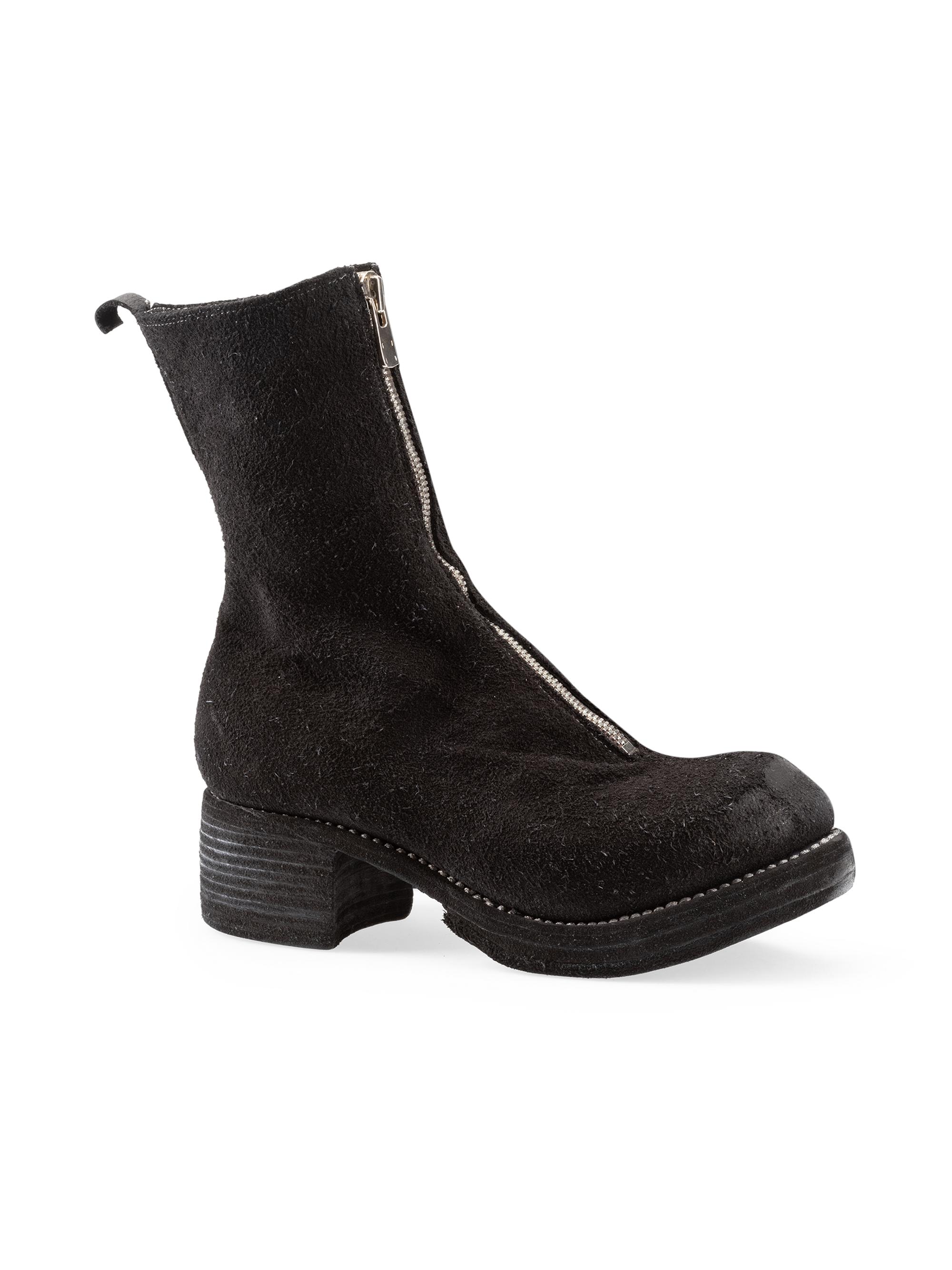 靴 lad musician suede front zip boots guidi Guidi front zip boots – JUS