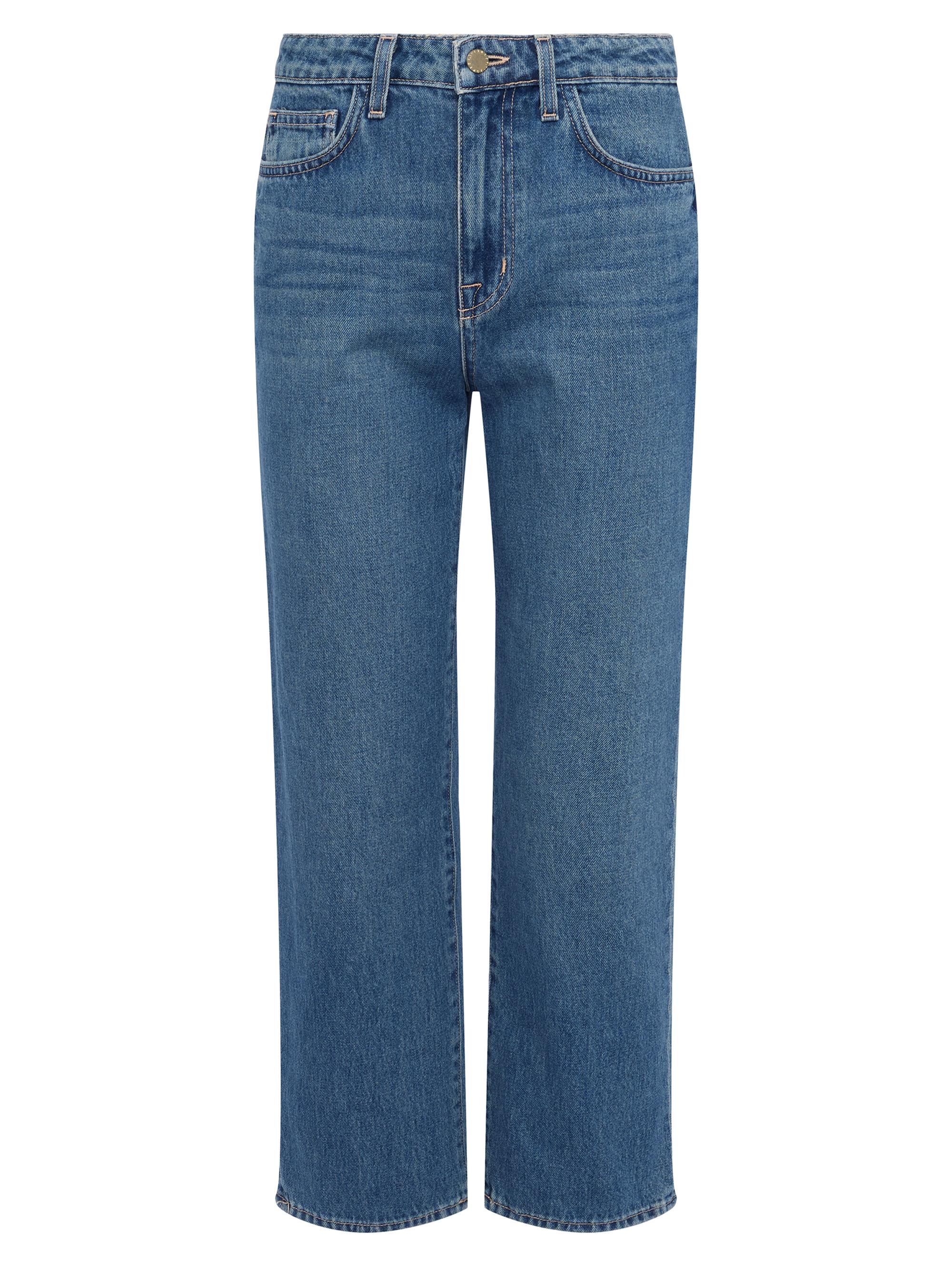 L'AGENCE Women's June Crop Wide-Leg Jeans - Bristol