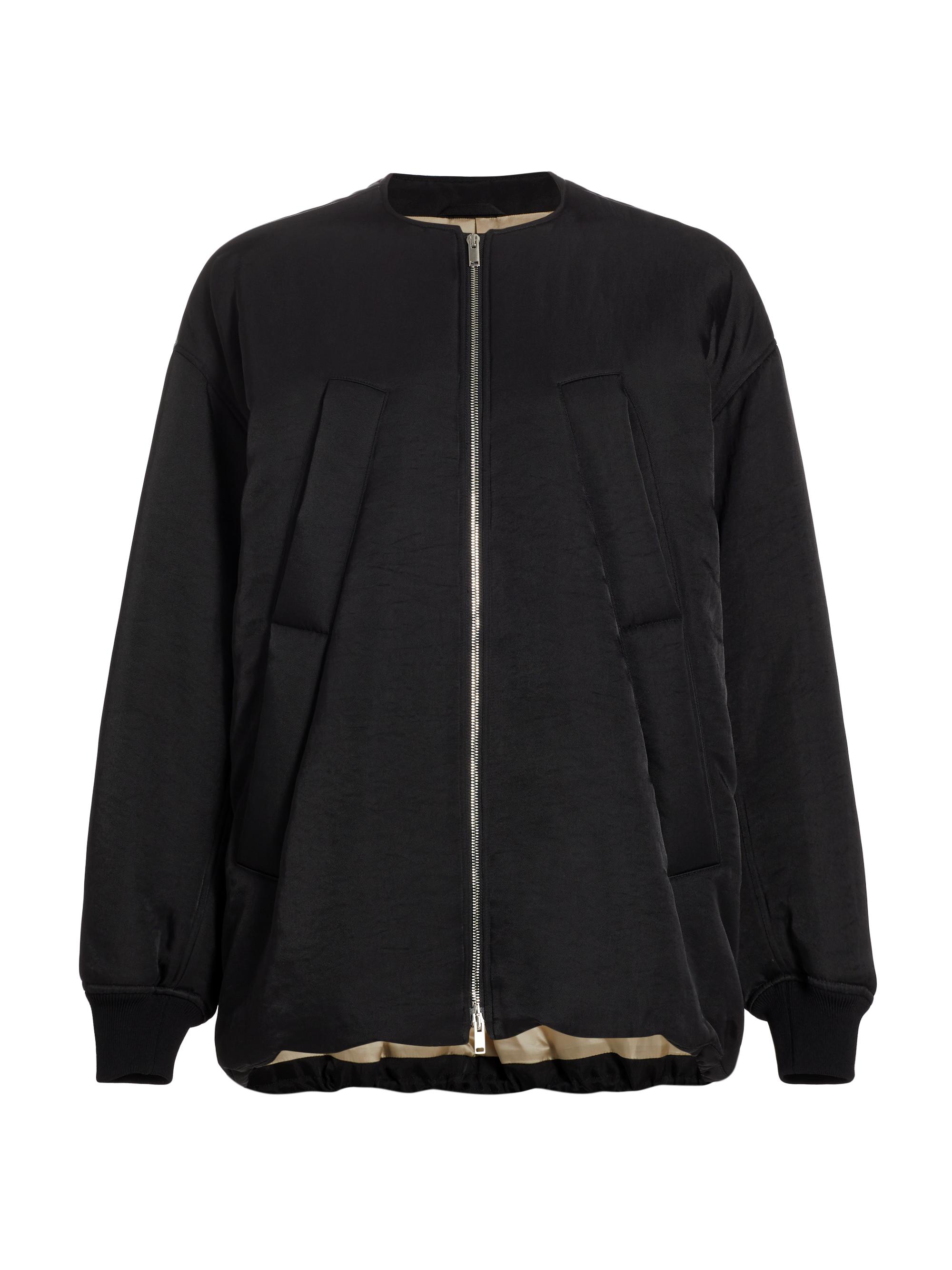 Proenza Schouler Women's Oversized Twill Bomber Jacket - Black