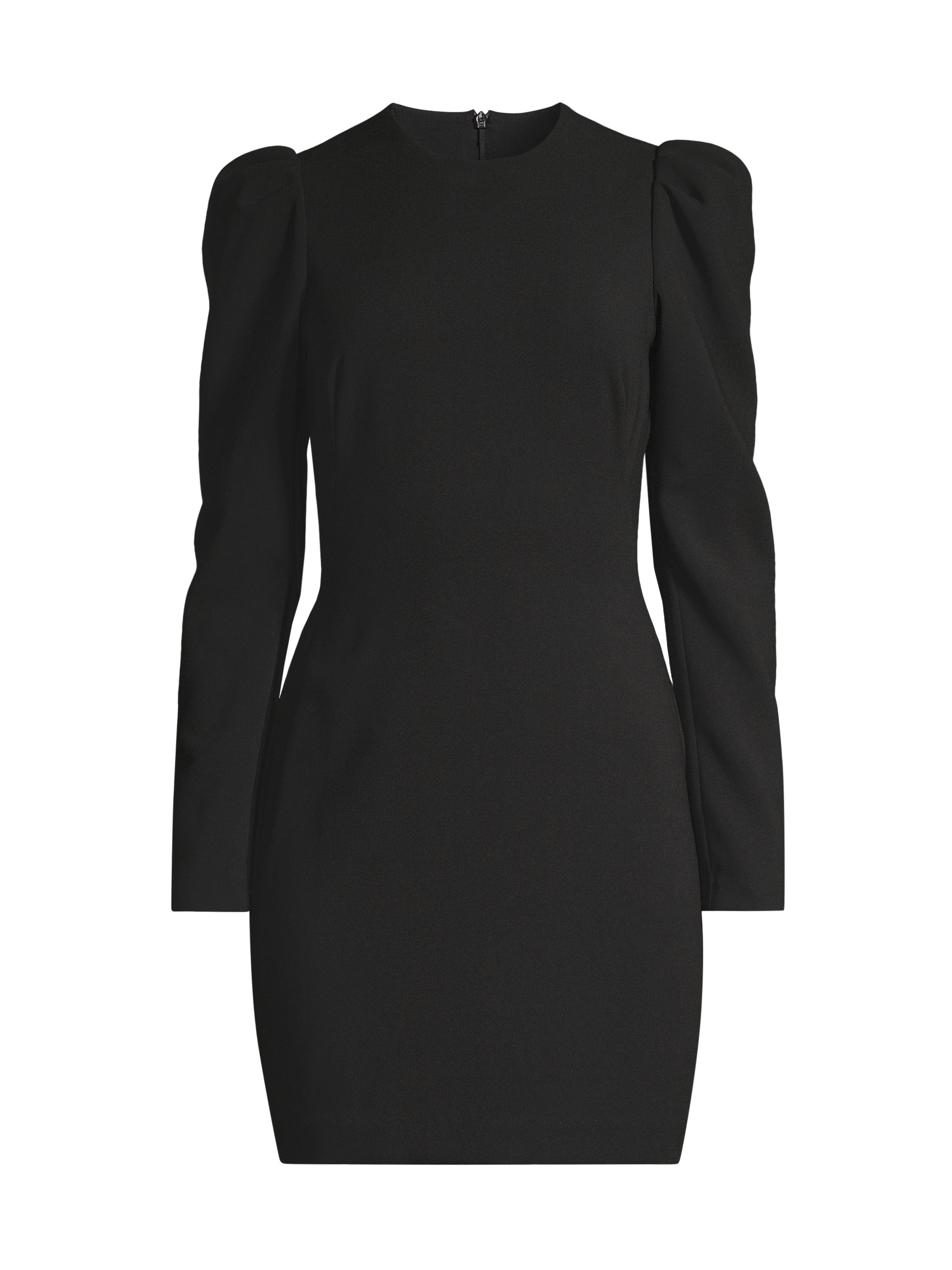 Black Halo Women's Hadley Long-Sleeve Minidress - Black