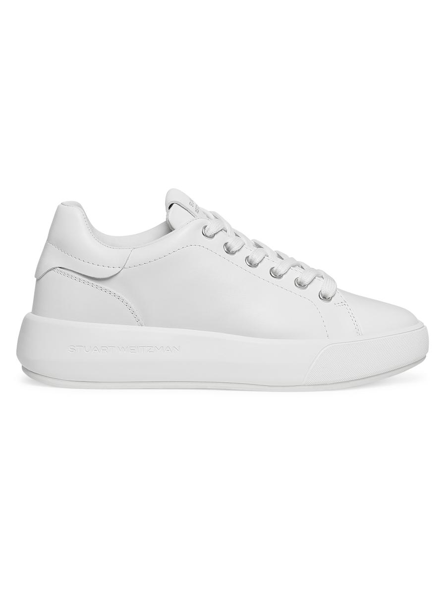 ★25SS Stuart Weitzman TRAINER ラウンドトゥ ロゴ スニーカー Stuart Weitzman Trainer Sneakers | italist