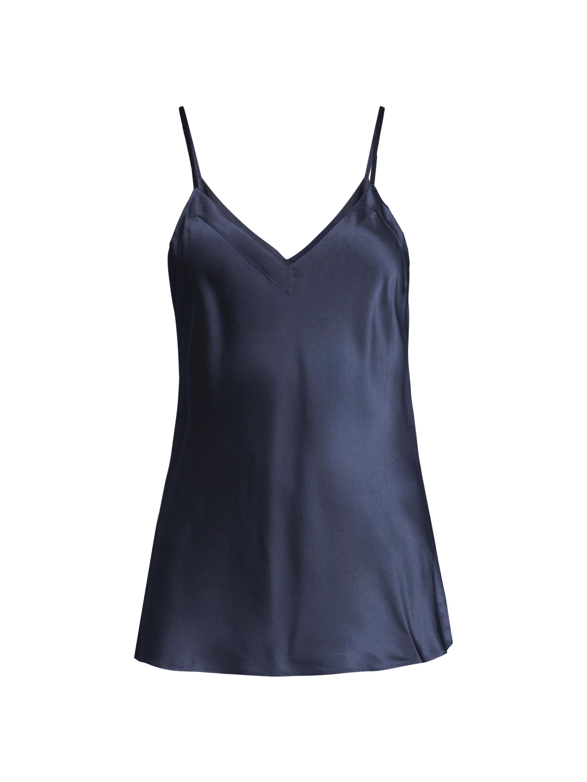 Ginia Women's Silk Camisole - Midnight