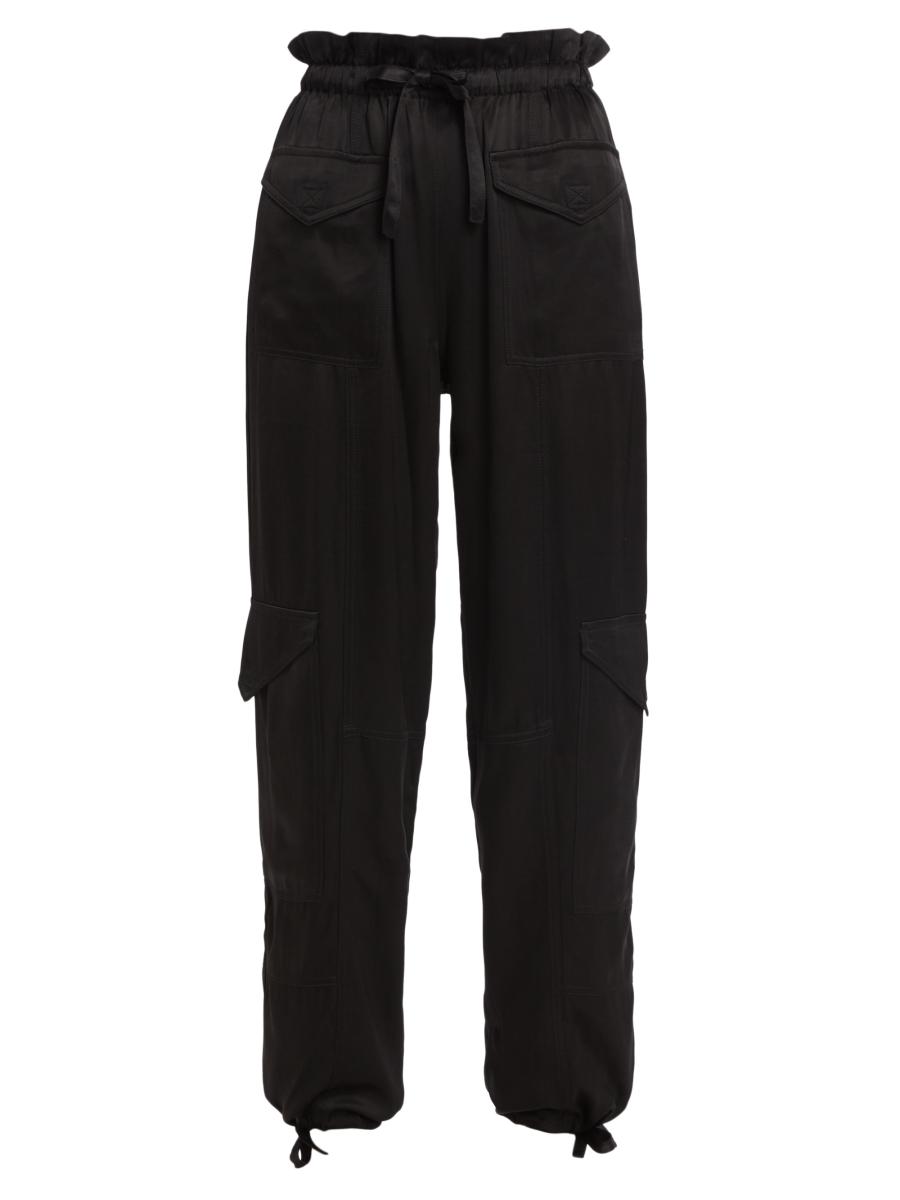 Ganni Washed Satin Cargo Pants | Saks Fifth Avenue